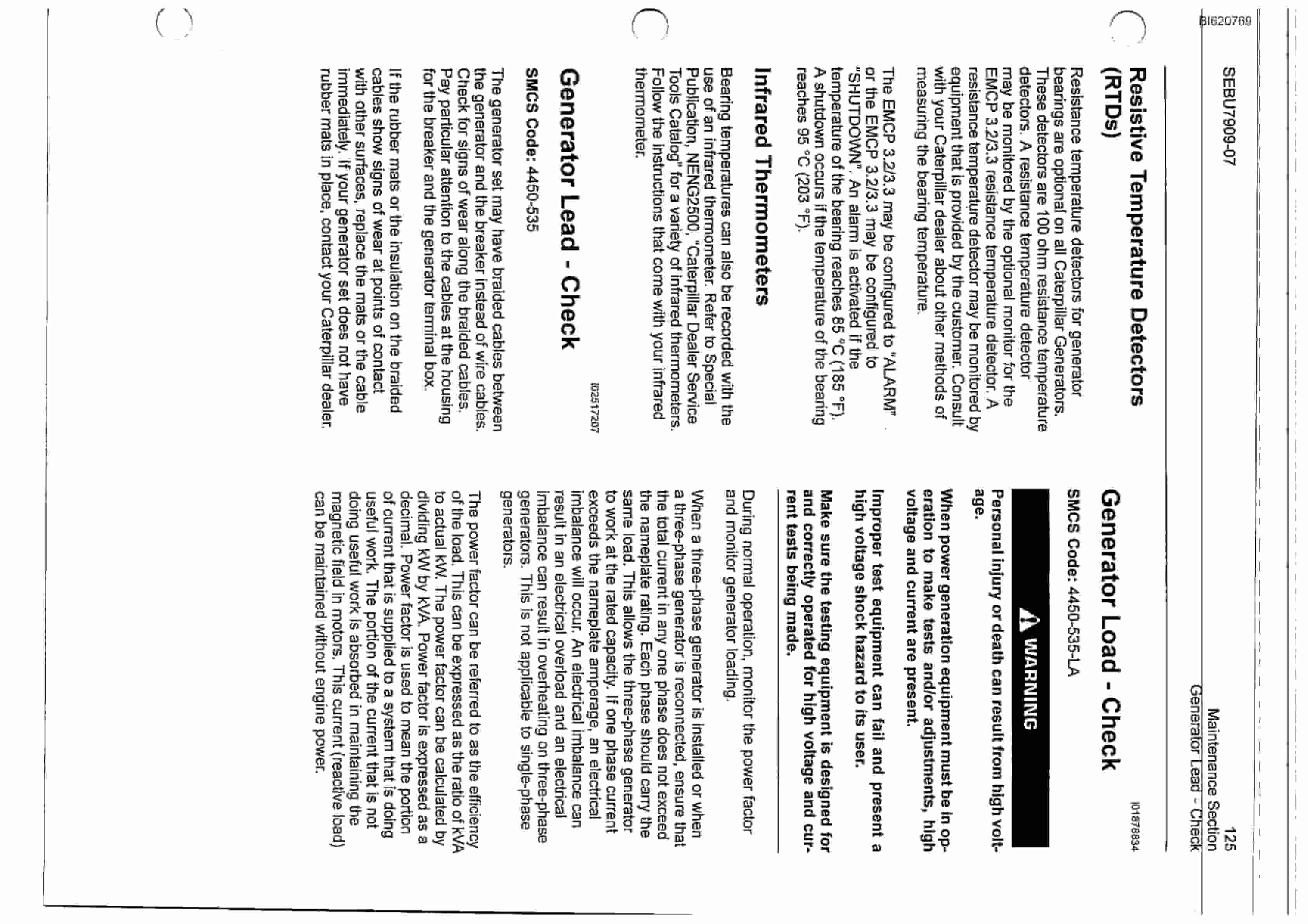 Caterpillar C15 Generator Set Operation And Maintenance Manual BI620769-5