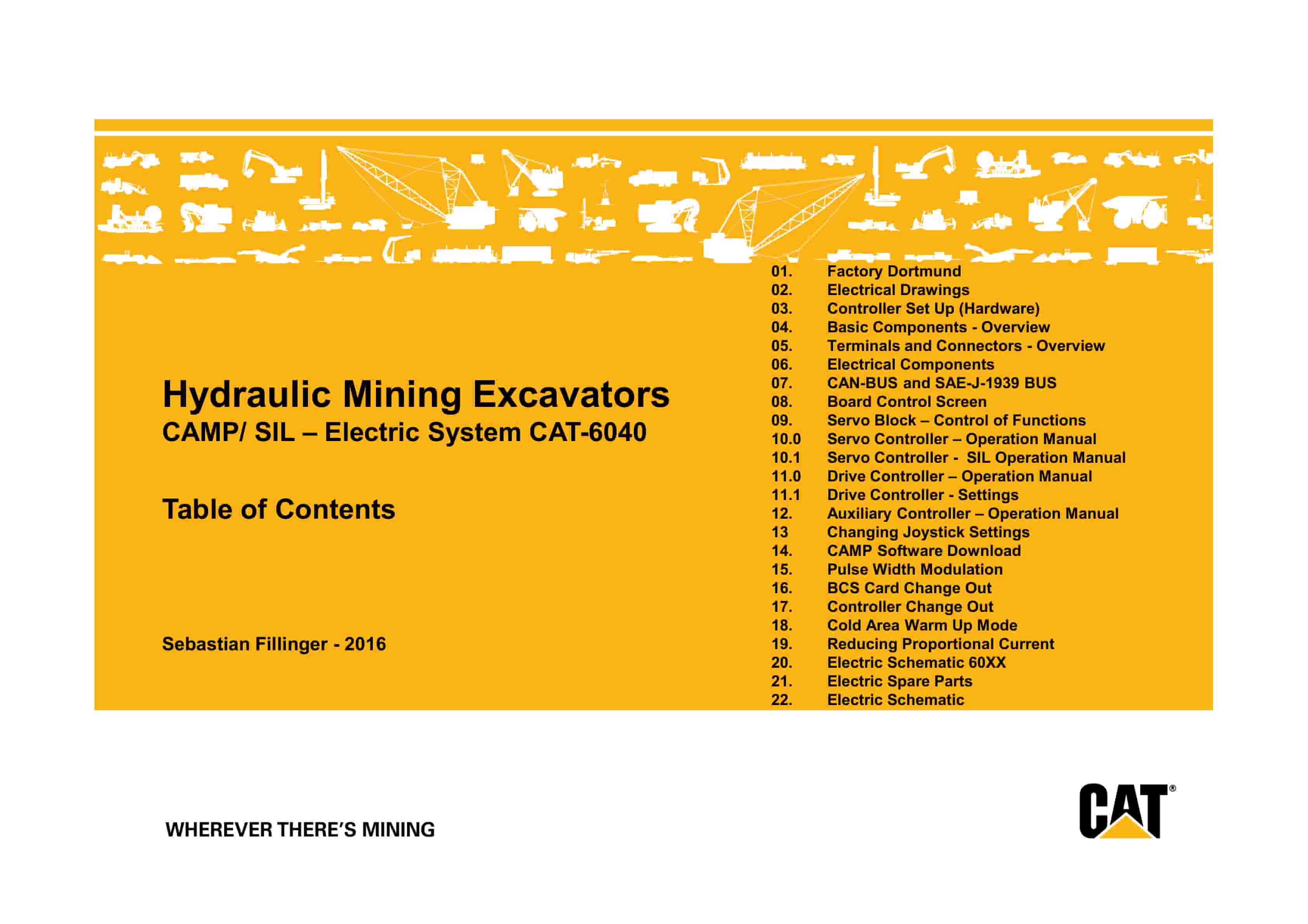 Caterpillar CAT-6040 Hydraulic Mining Excavators Electric System 1 Caterpillar CAT-6040 Hydraulic Mining Excavators Electric System