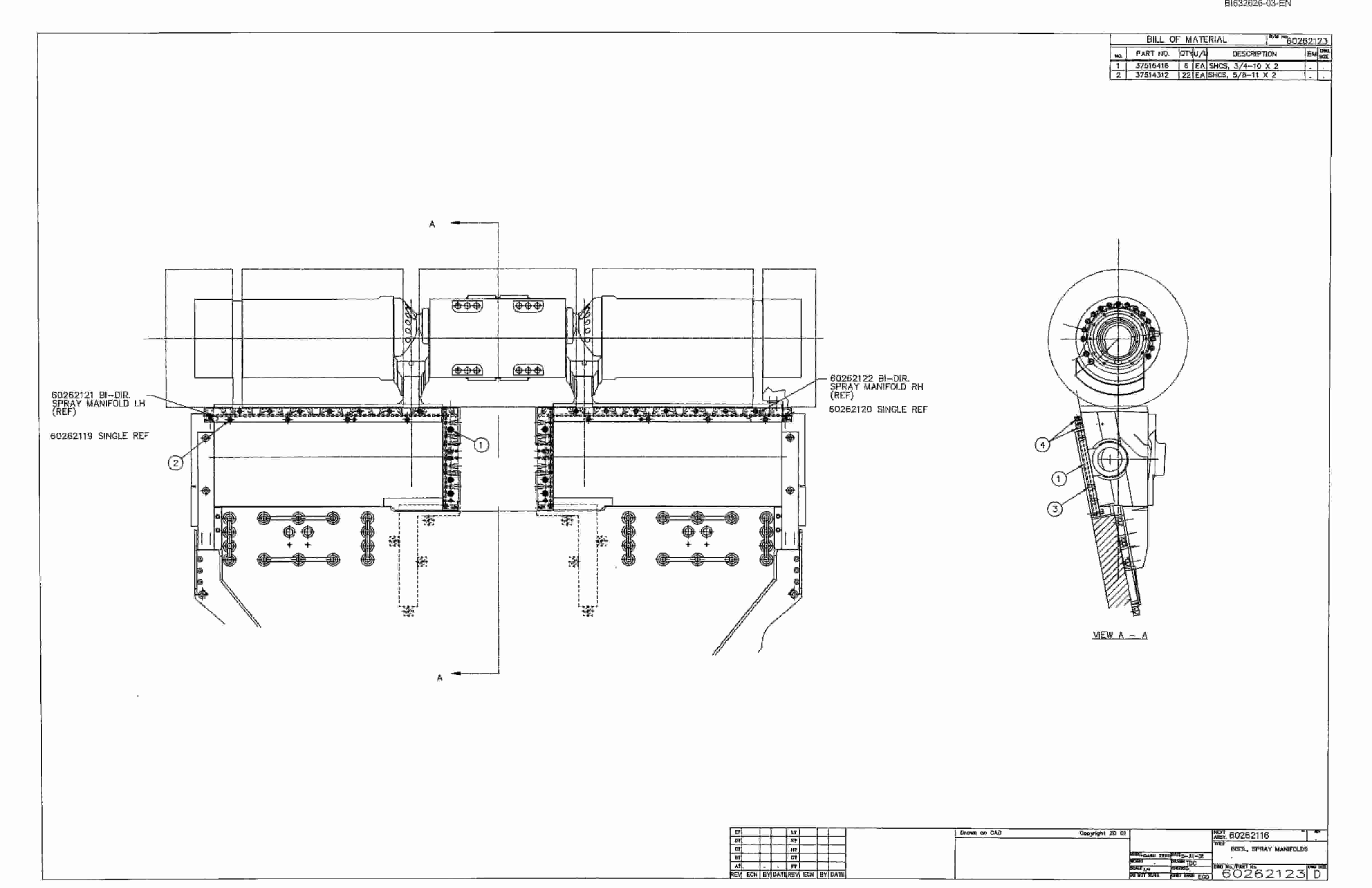Caterpillar CM210 Continuous Miner Parts Catalog BI632626-03-2