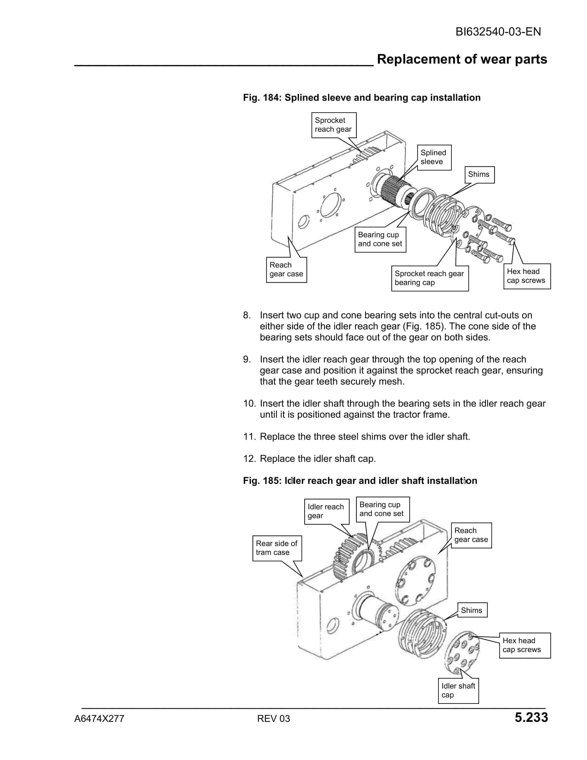Caterpillar CM230 Continuous Miner Operation Manual BI632540-03-5