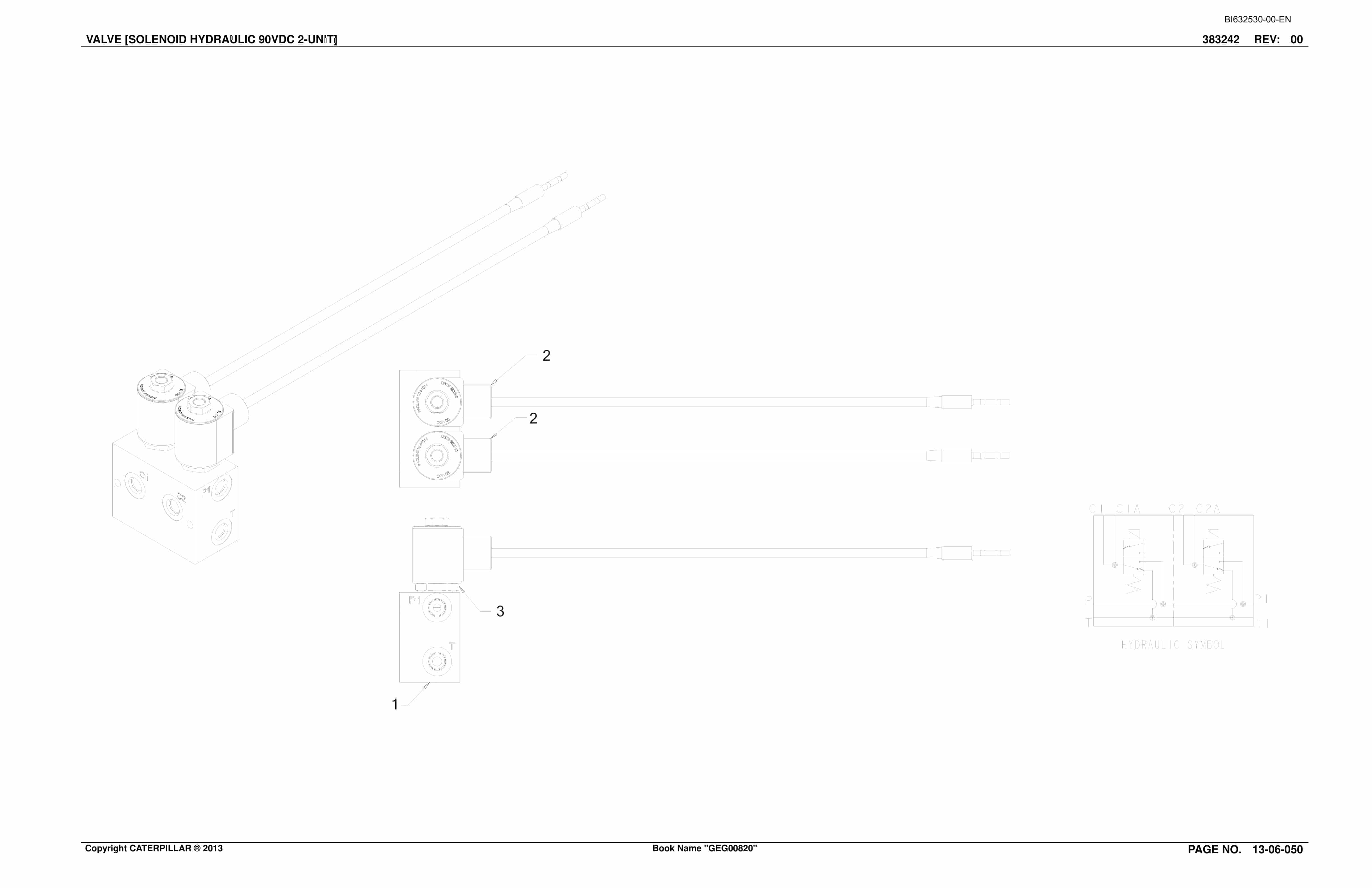Caterpillar CM235 Continuous Miner Parts Catalog BI632530-4