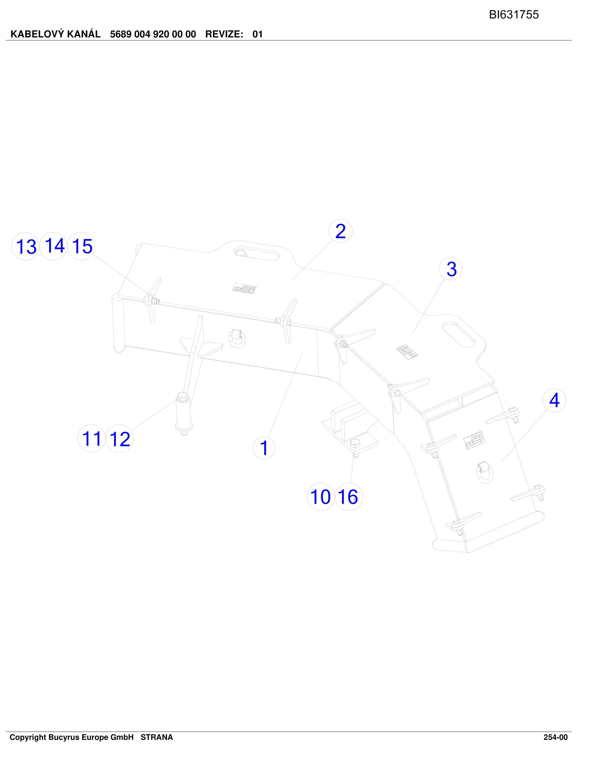Caterpillar CSA 3 HS, DOP.PF6-1042 KOMB. PROV Parts Manual BI631755-2