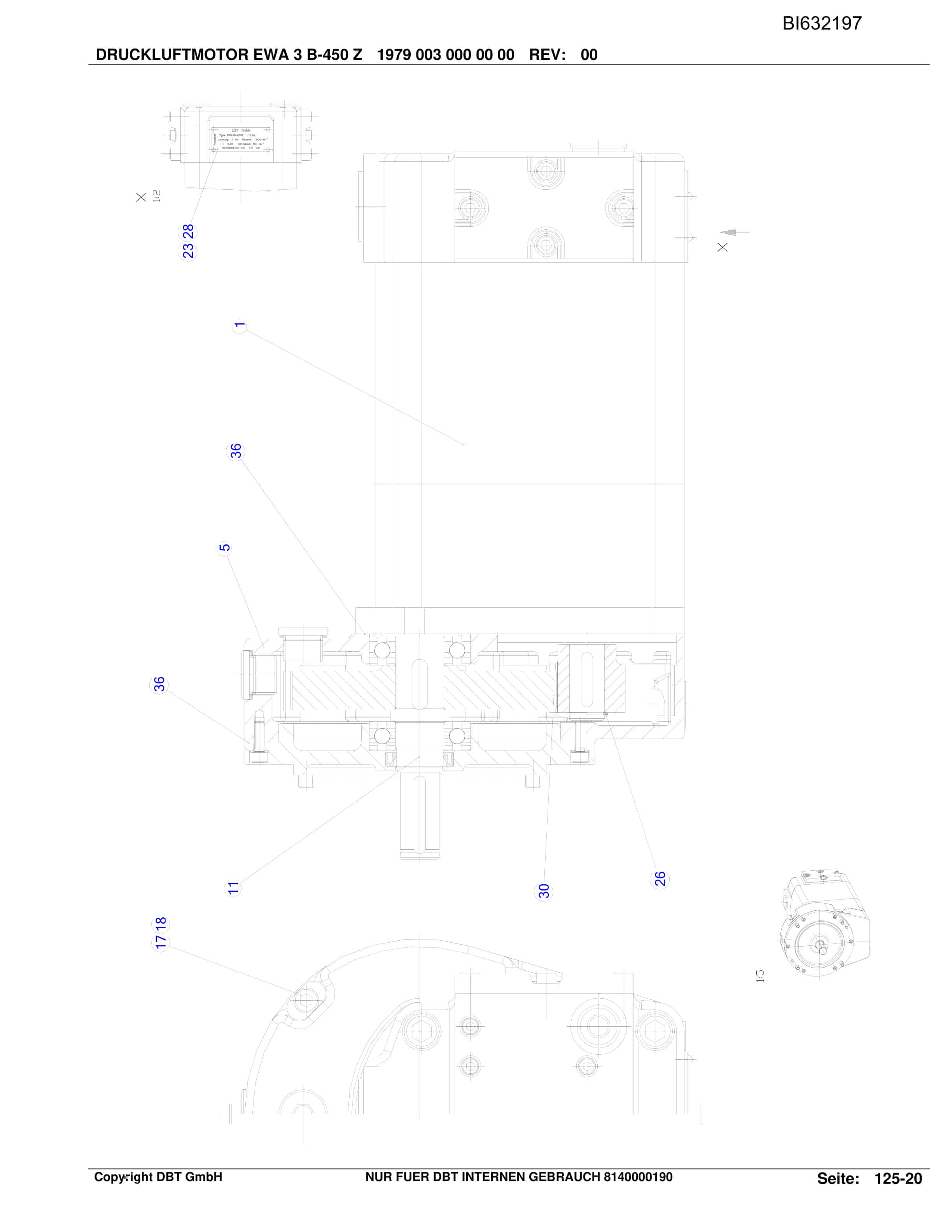 Caterpillar CSM STONAVA PROJ.15, F.SH-PF4-832 Parts Manual BI632197-2