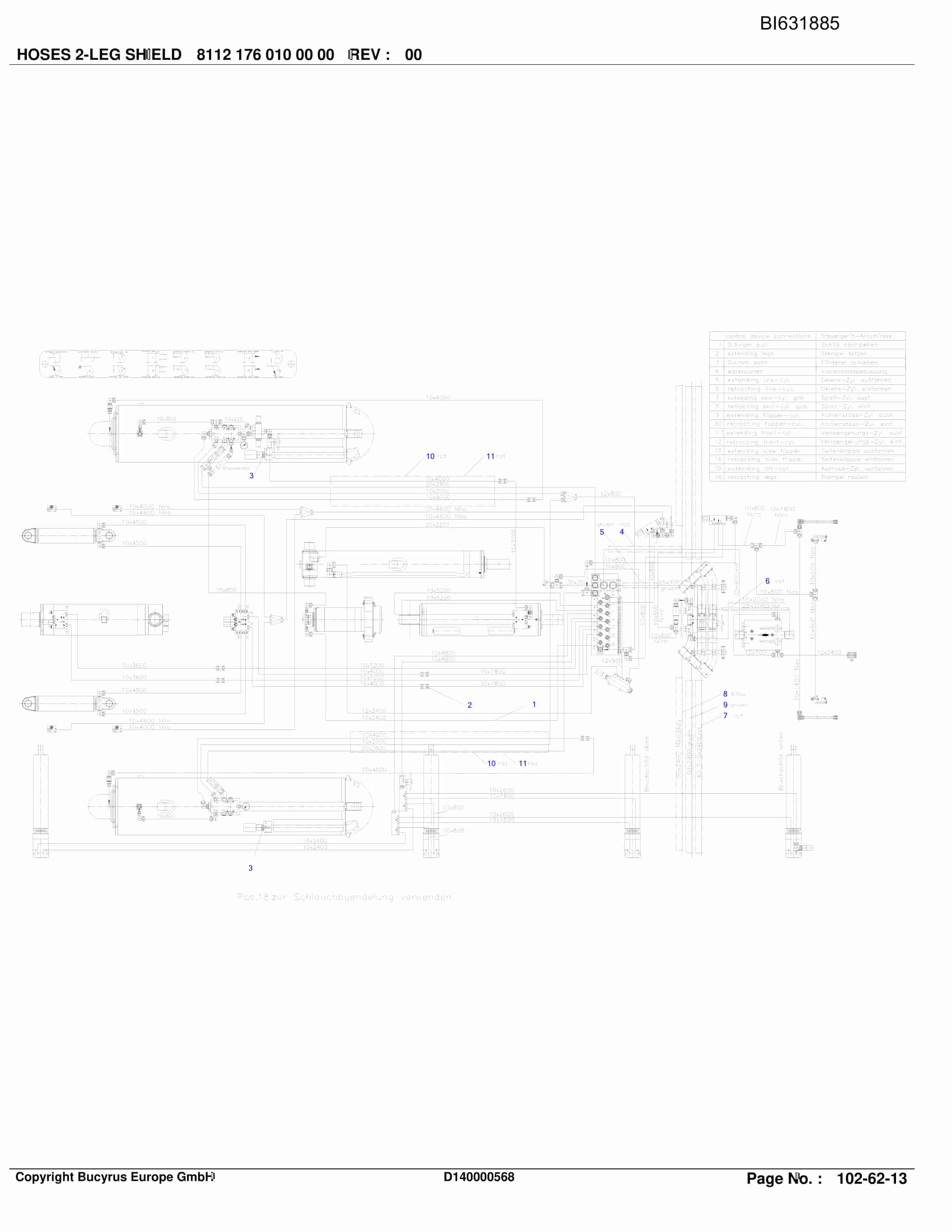 Caterpillar DANING ShieldSupport And Supply Parts Manual BI631885-3