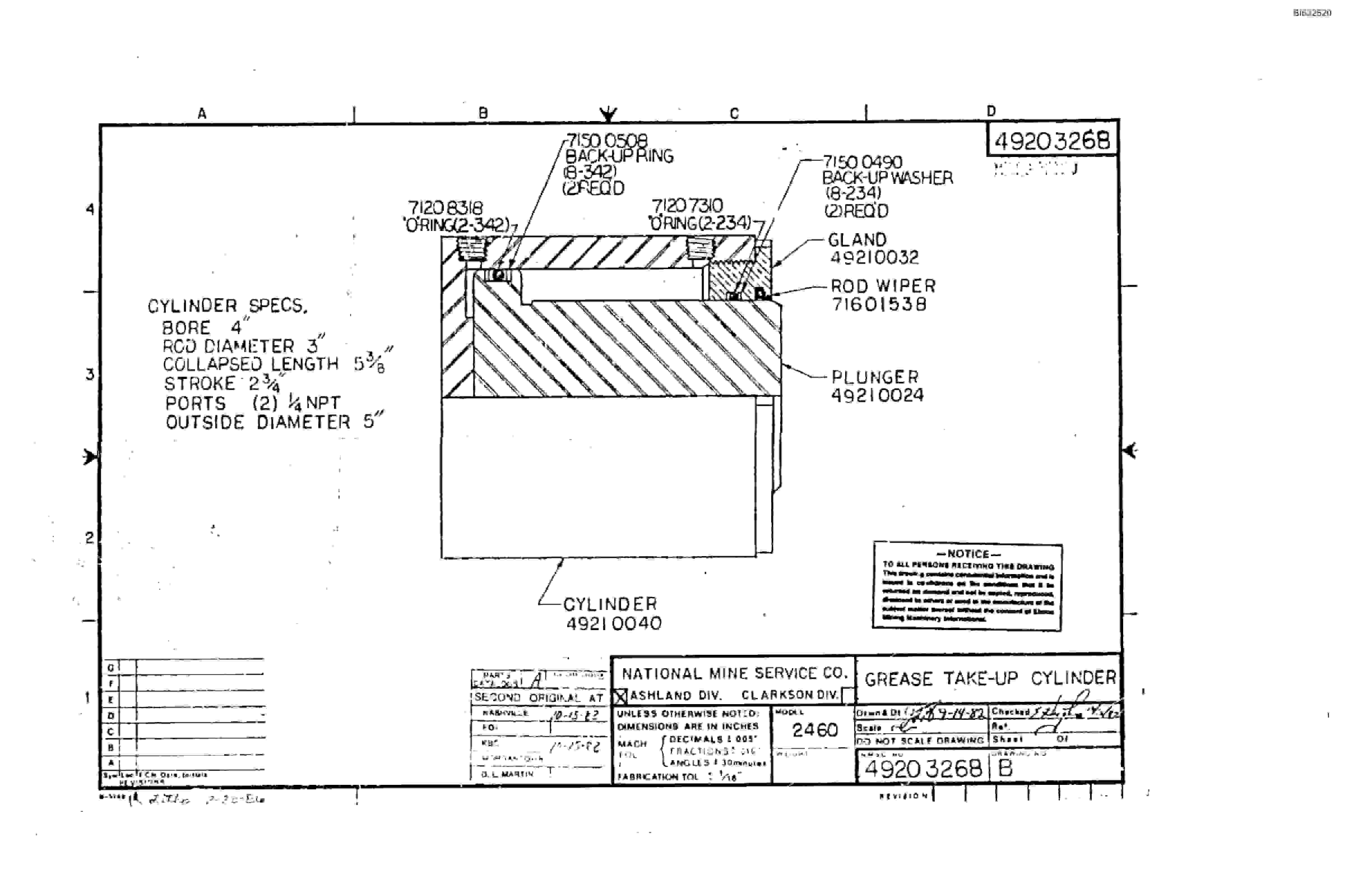 Caterpillar Dash One Miner Parts Catalog BI632520-3