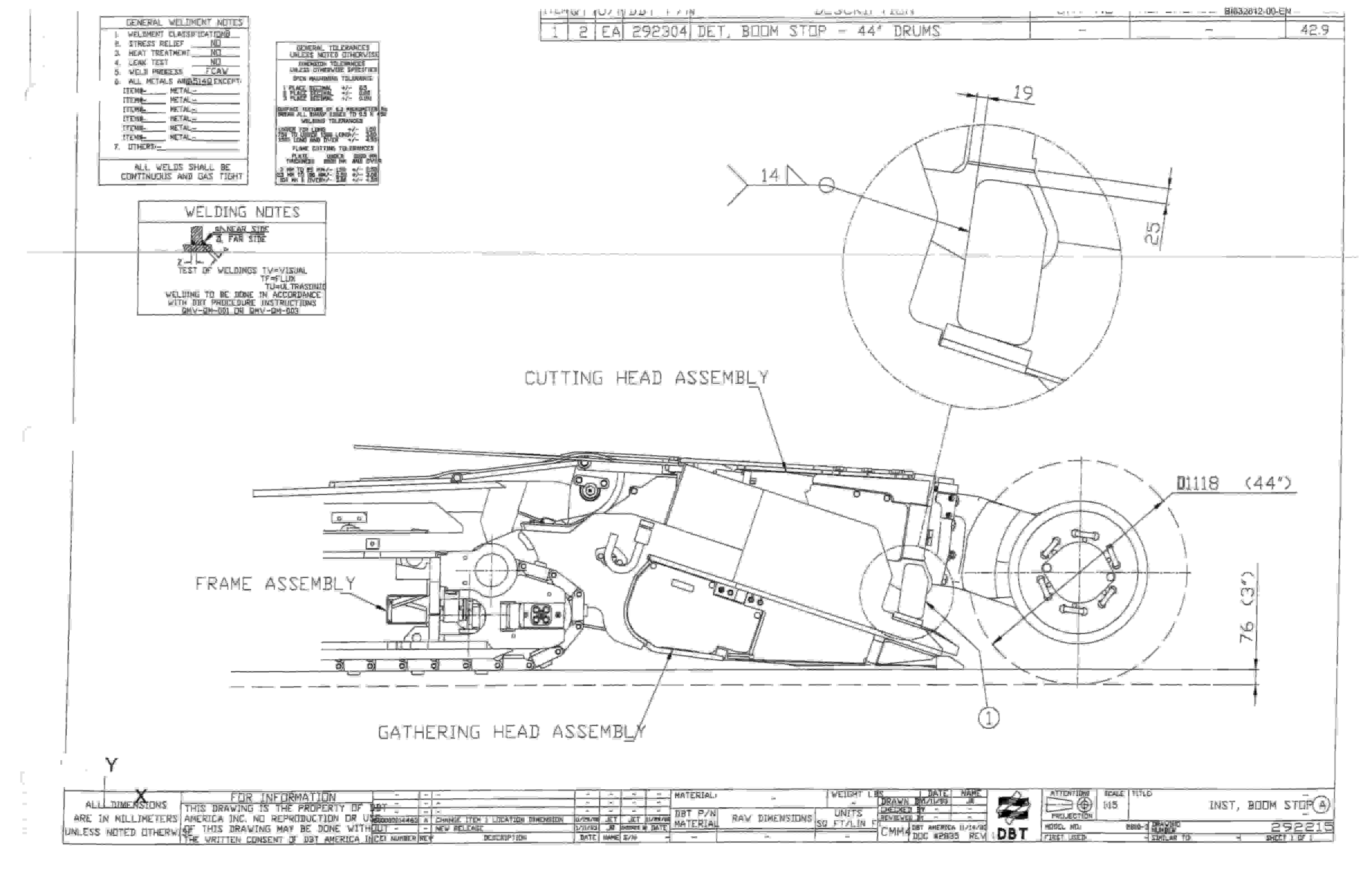 Caterpillar Dash Two Miner Parts Catalog BI632812-4
