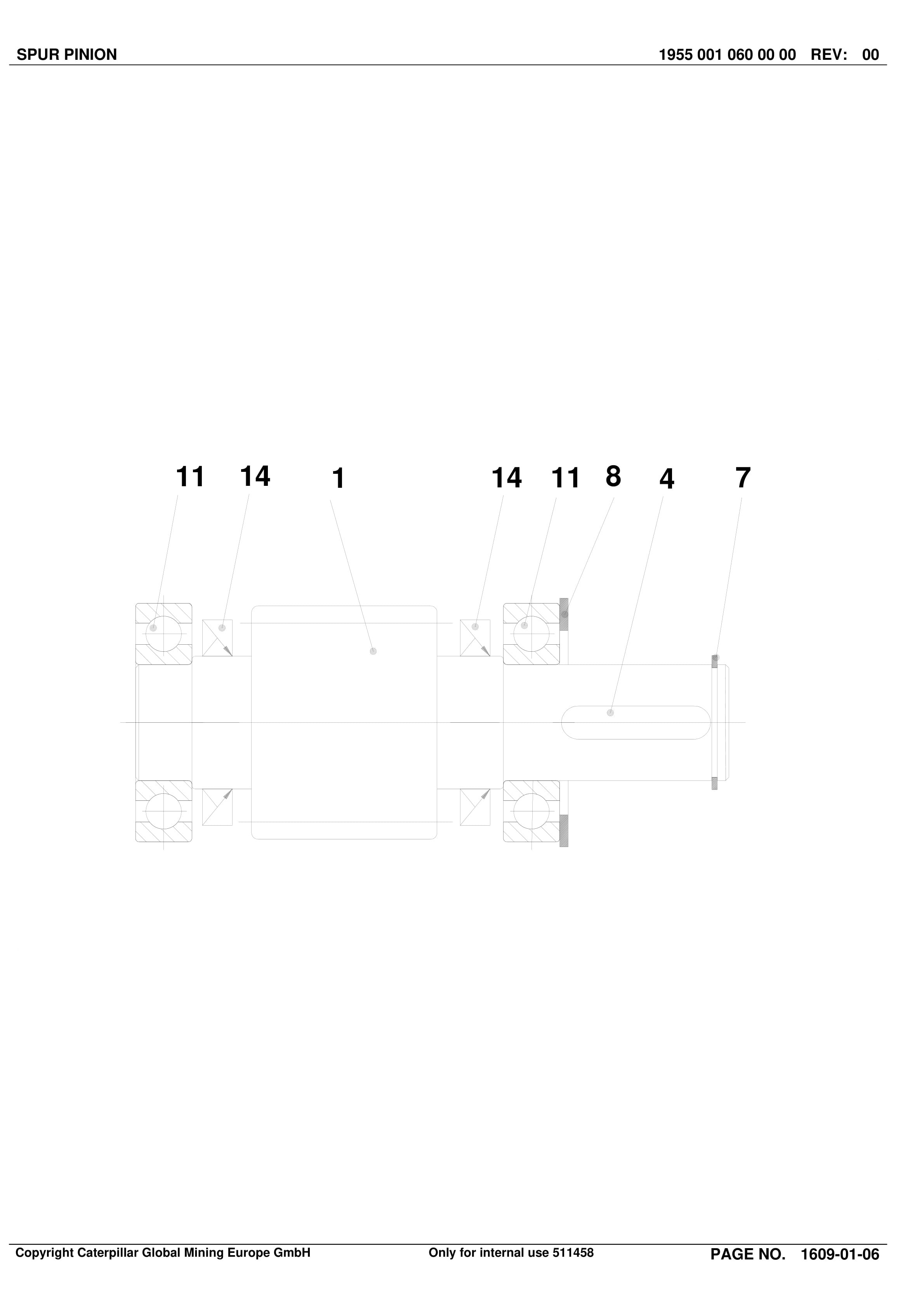 Caterpillar DATONG TASHAN 6, Stationary BSL Parts Manual 0010463600-5