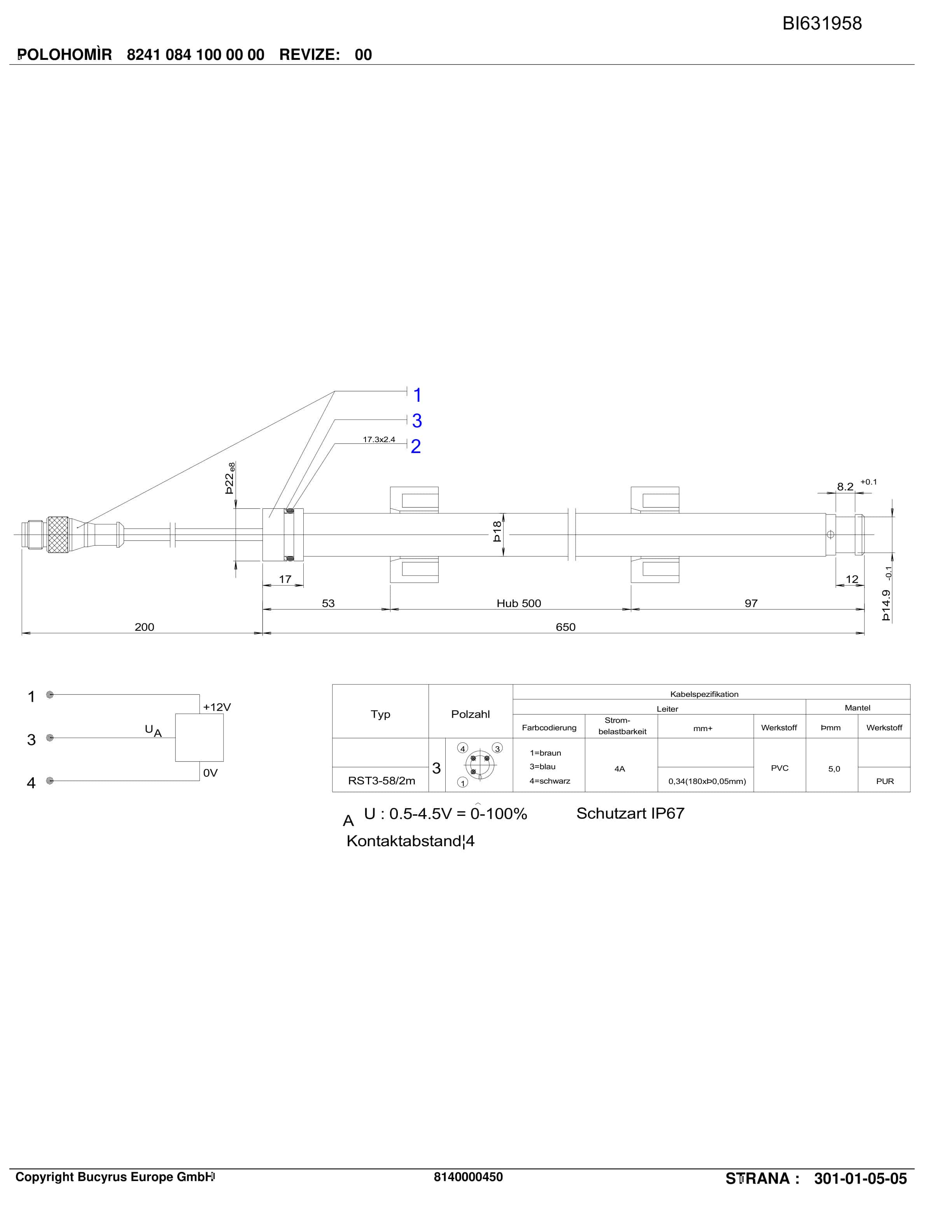 Caterpillar D.DARKOV, KOMB.DOPR.PF6-1042 Parts Manual BI631958-2