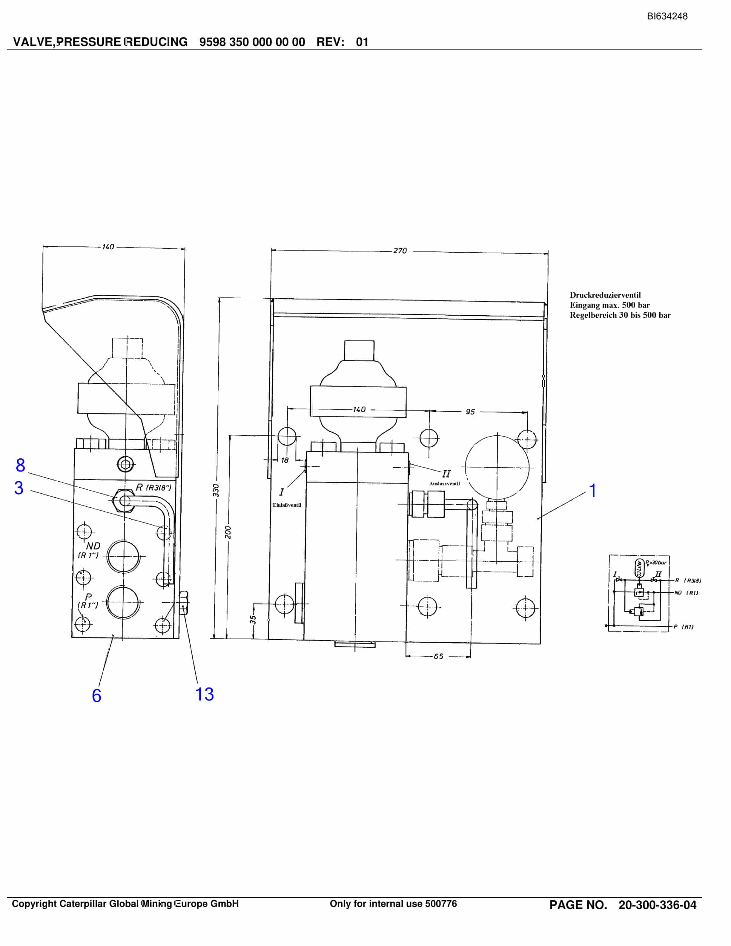 Caterpillar DONGYI XINYAN Plow System Parts Manual BI634248-2