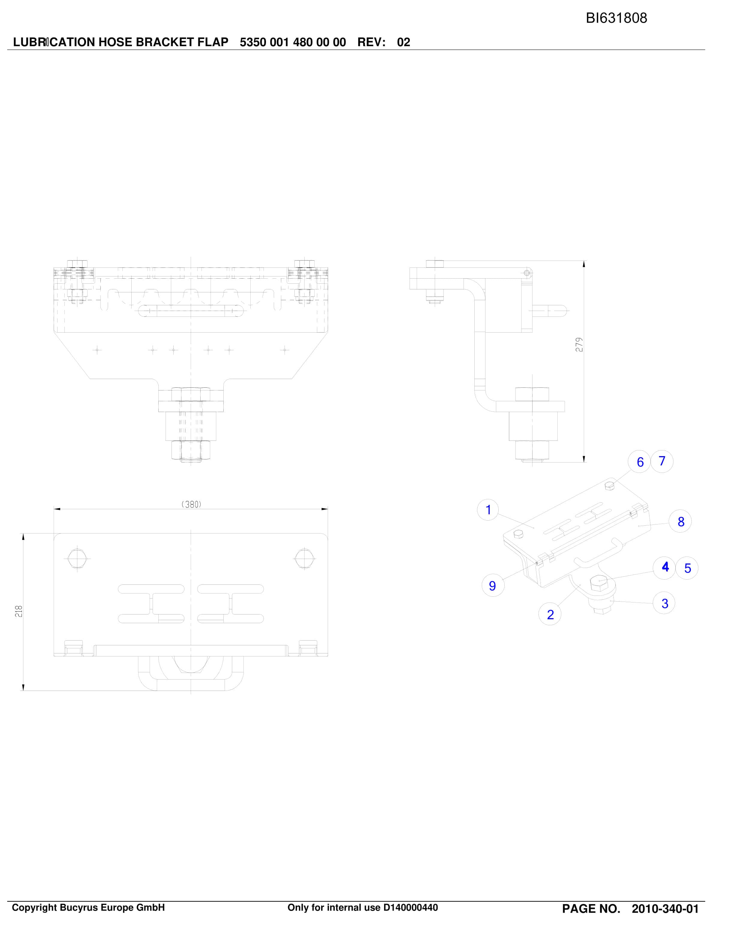 Caterpillar Equipment Majialang I (LTCC) Parts Manual BI631808-5