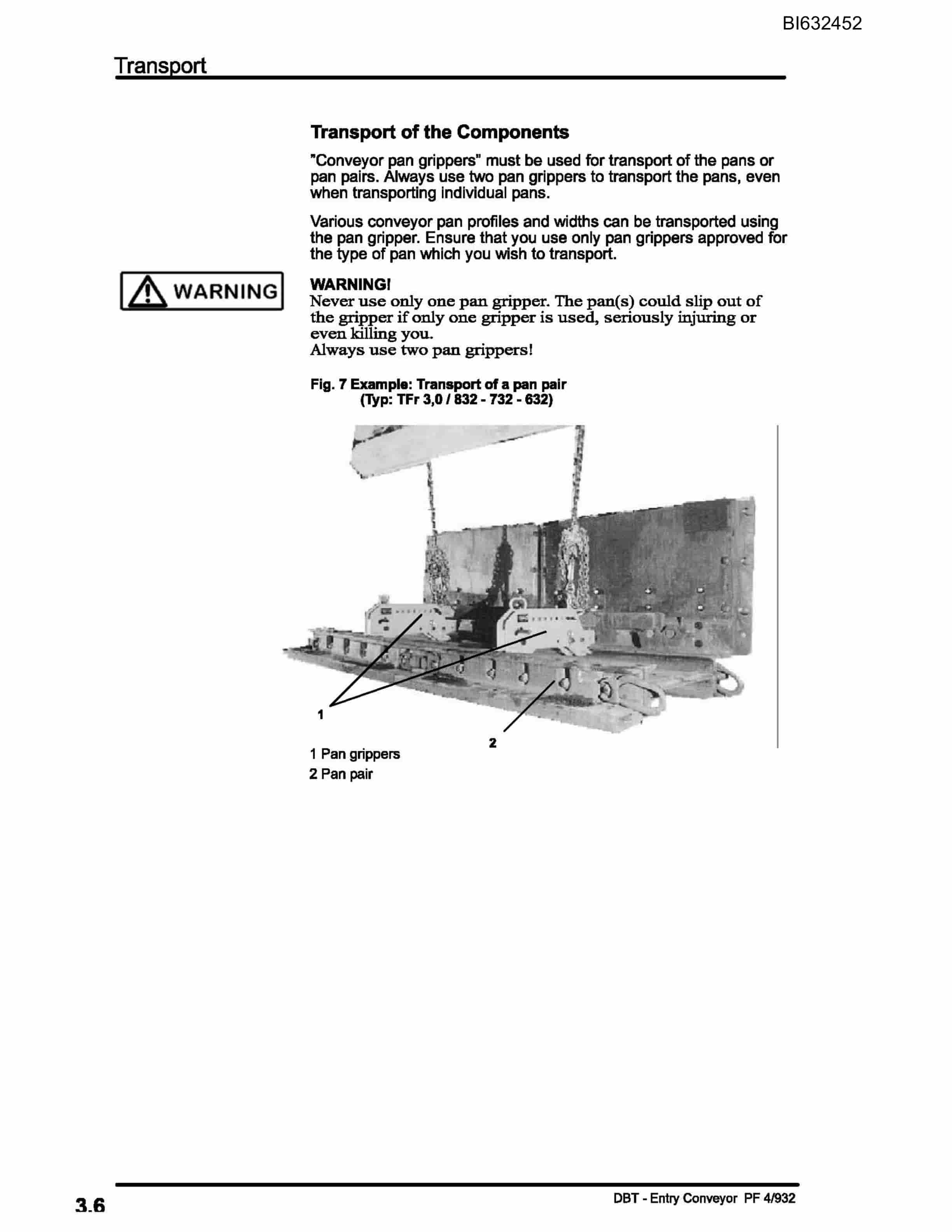 Caterpillar Face Conveyor-StageLoader CHENSILOU PF4-932 Parts Manual BI632452-5