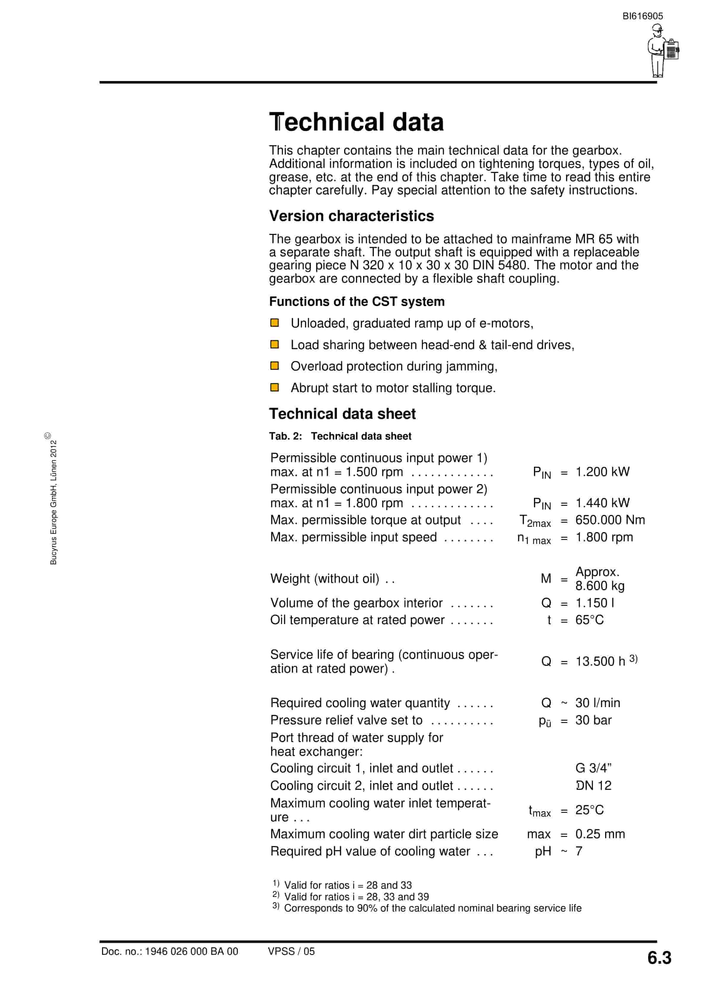 Caterpillar Gearbox P-65-(S) CST Operating Manual BI616905-3