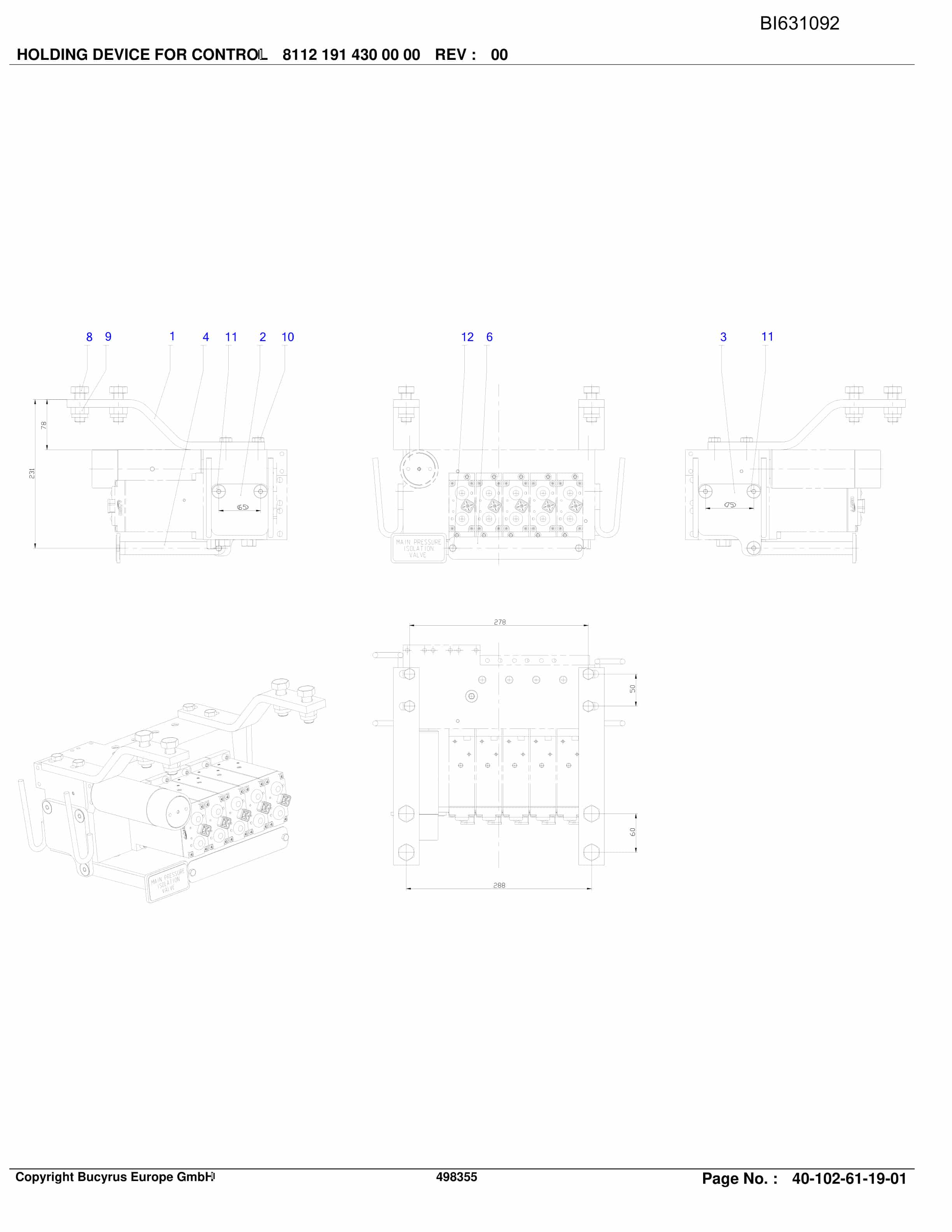 Caterpillar Grasstree Parts Manual BI631092-2