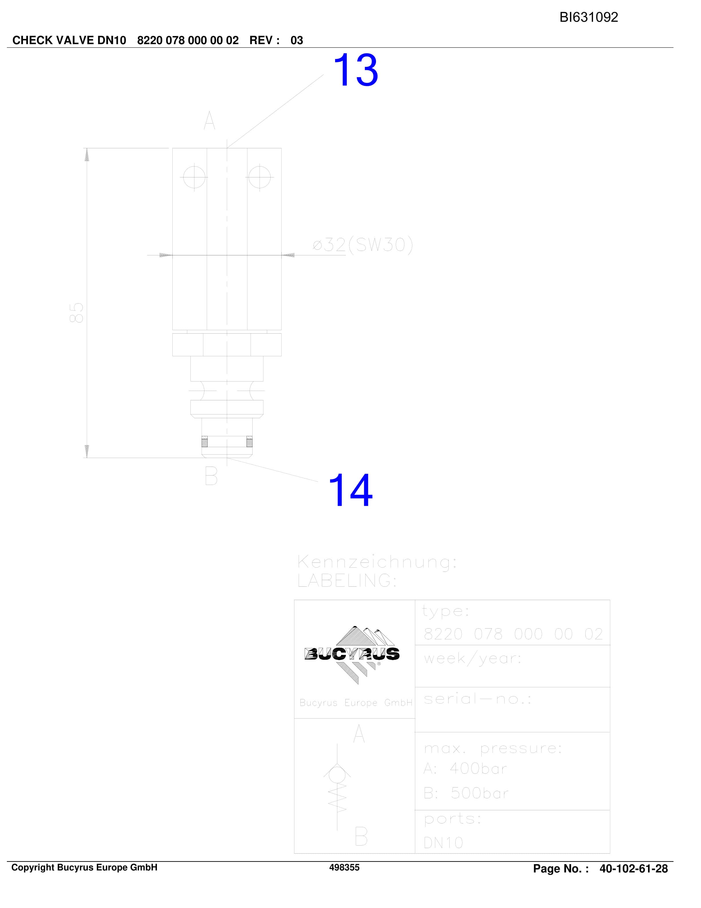 Caterpillar Grasstree Parts Manual BI631092-4