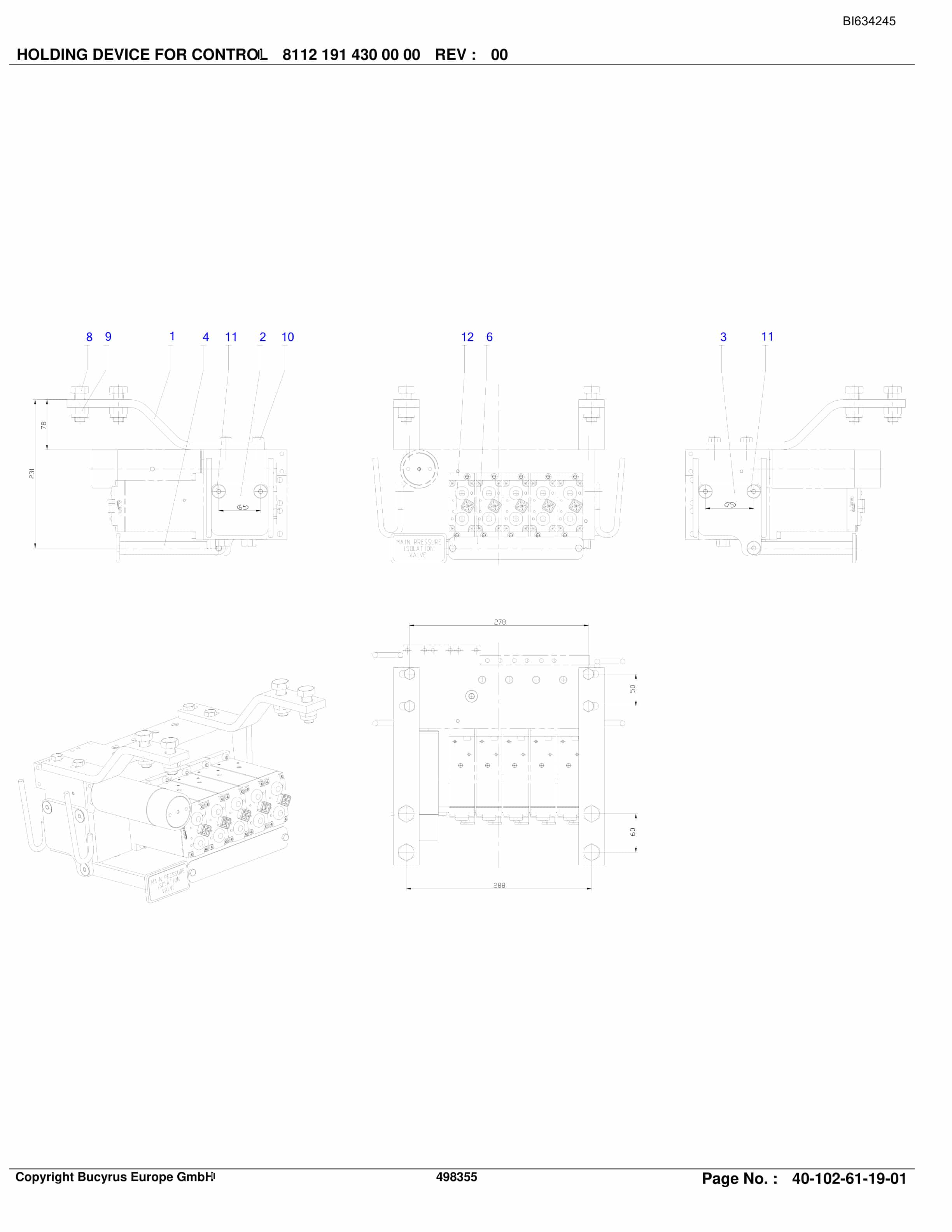 Caterpillar Grasstree Parts Manual BI634245-2