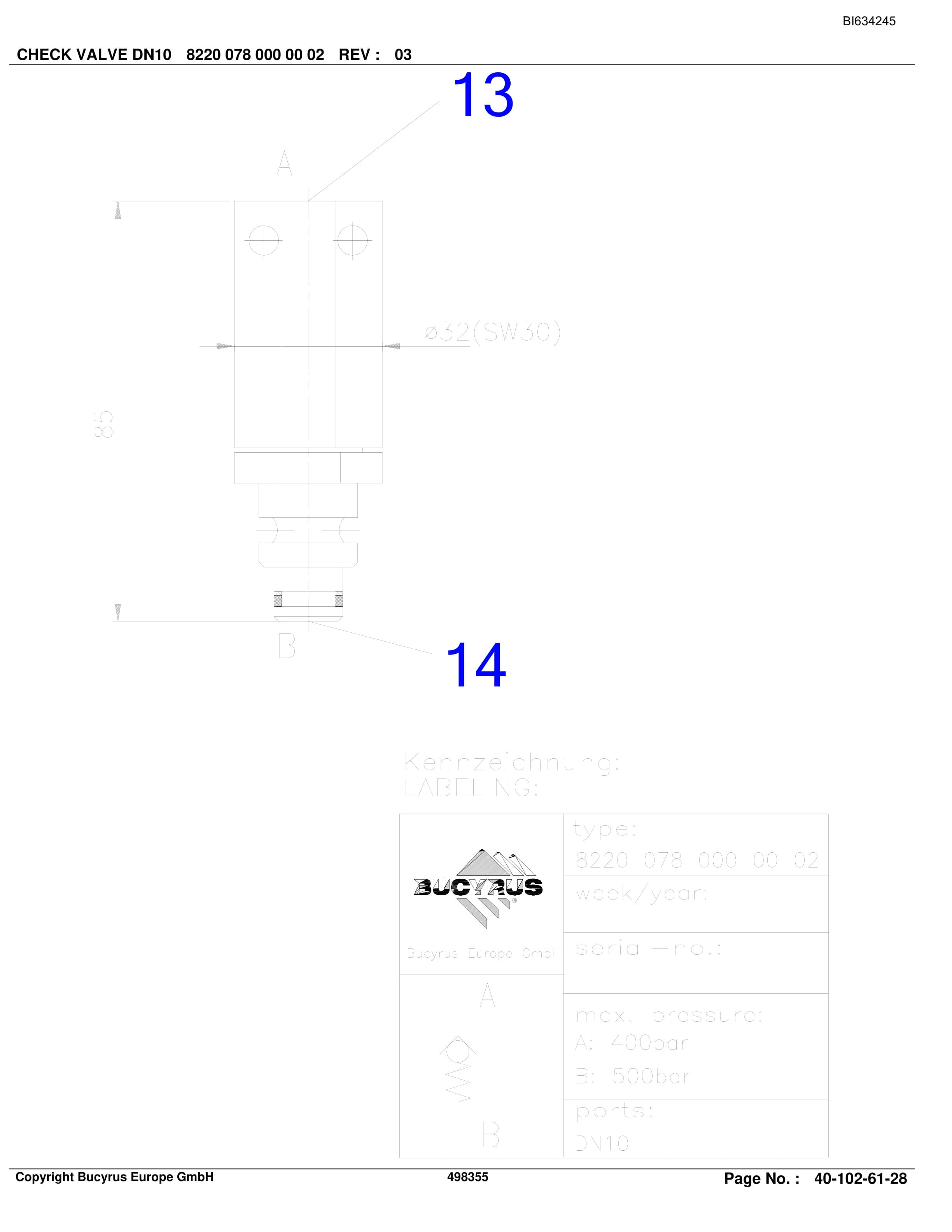 Caterpillar Grasstree Parts Manual BI634245-4