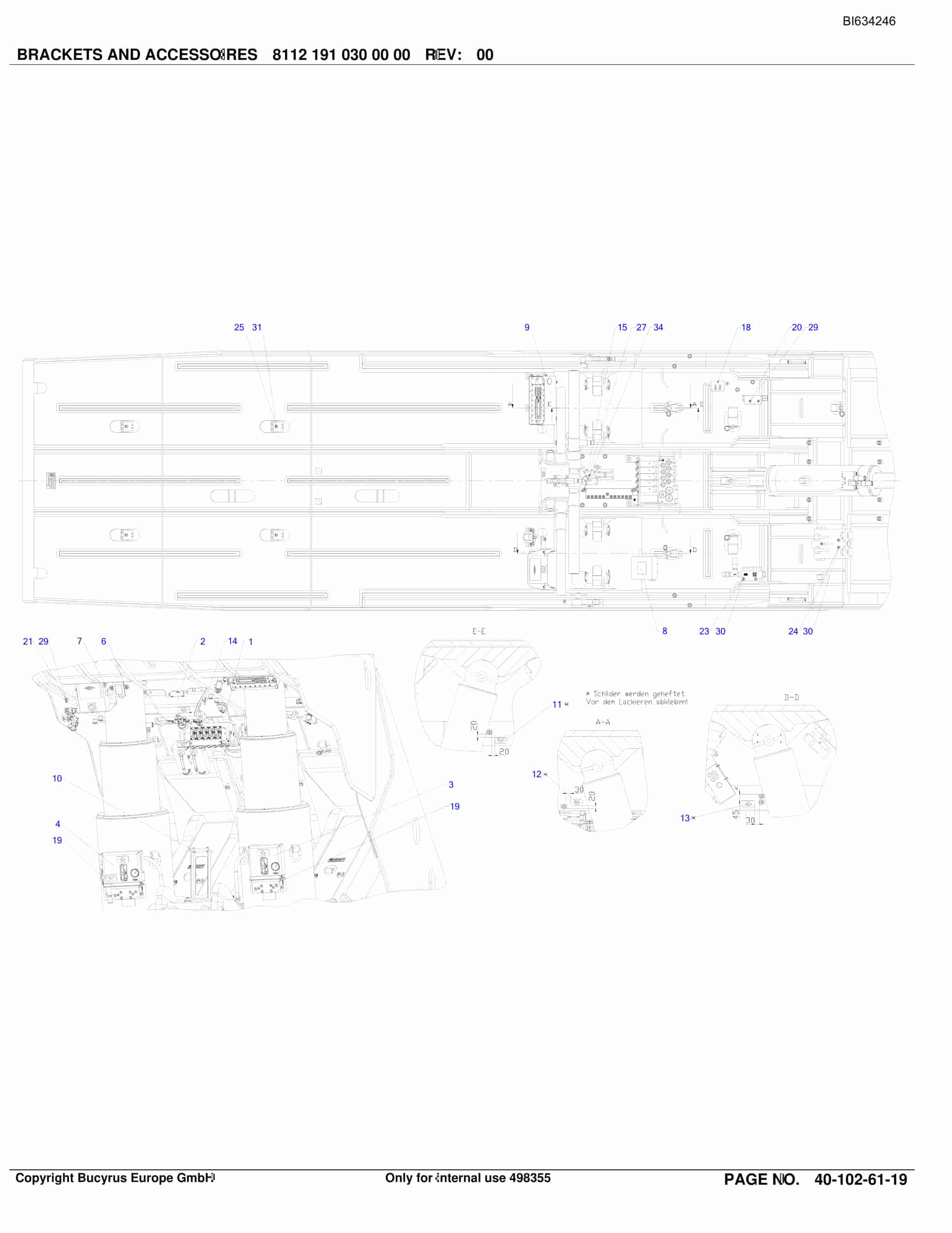 Caterpillar Grasstree Parts Manual BI634246-2