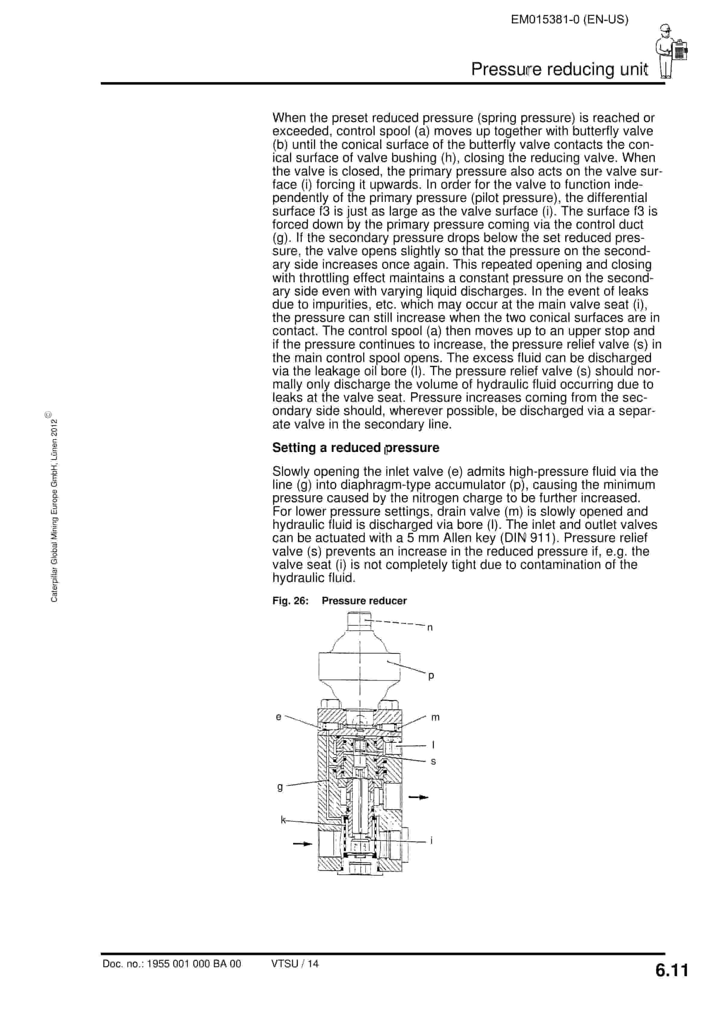 Caterpillar Hydraulic Chain Tensioning Device Operation And Maintenance Manual EM015381-0-5
