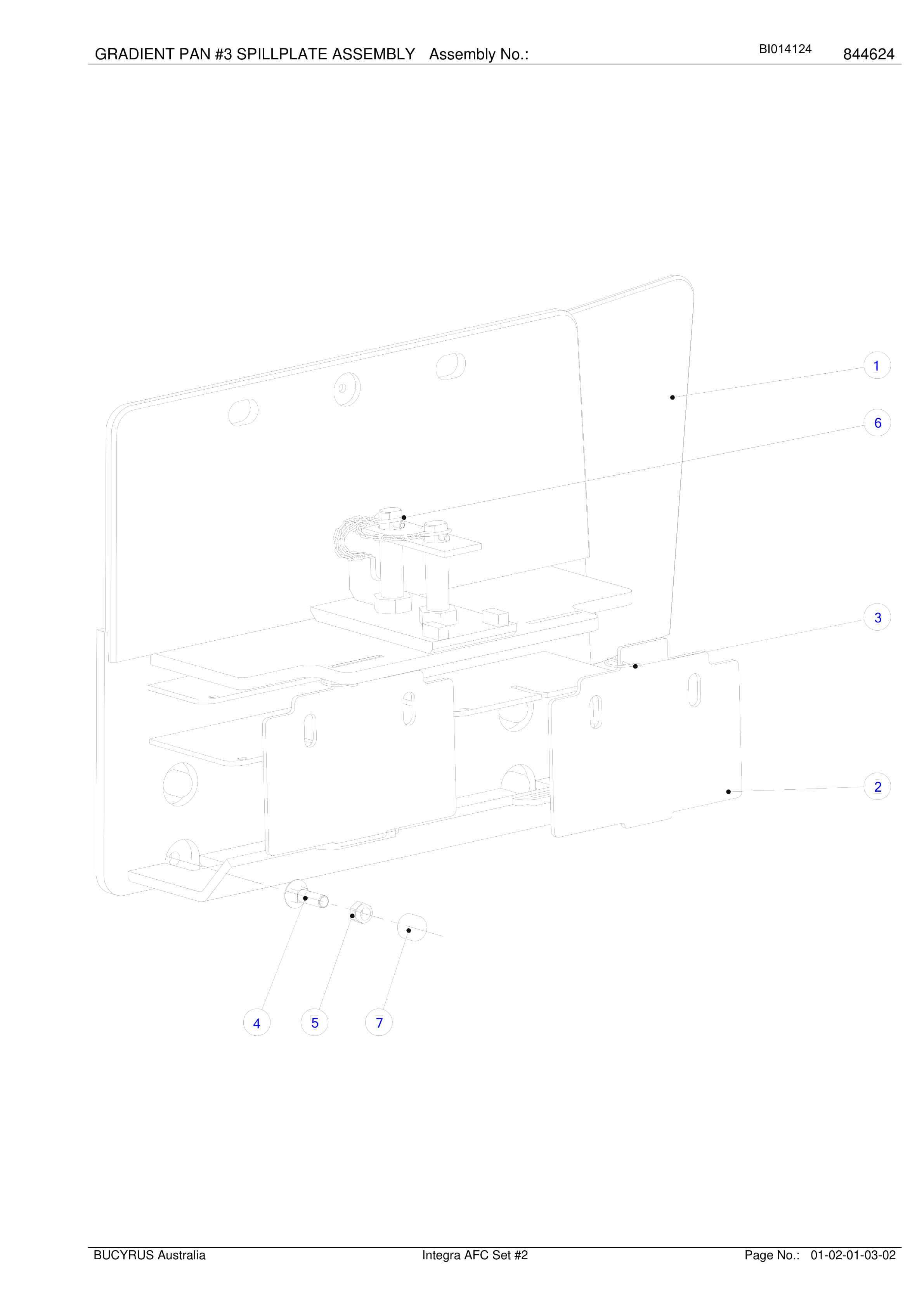 Caterpillar Integra AFC Set 2 Parts Manual BI014124-2