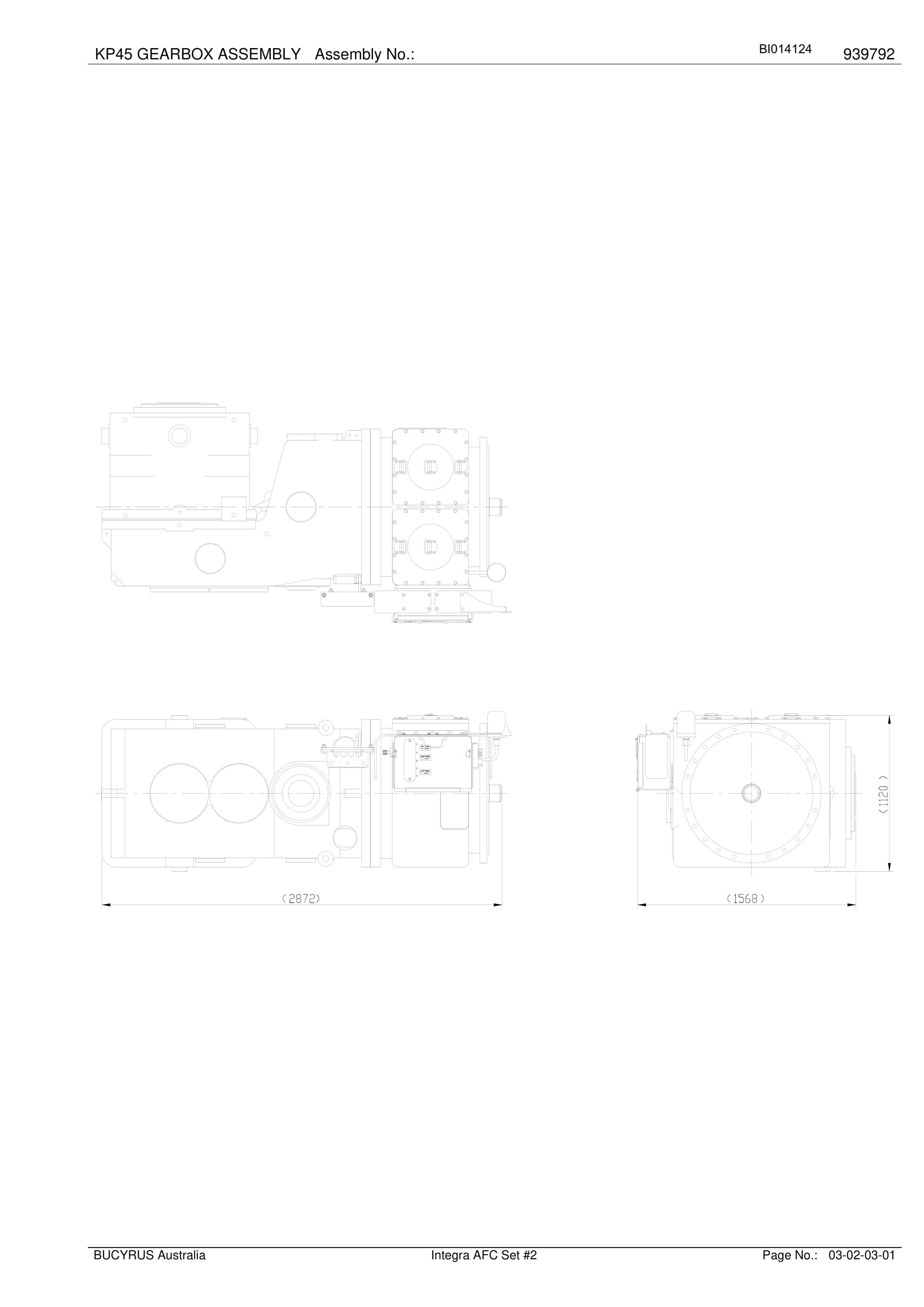 Caterpillar Integra AFC Set 2 Parts Manual BI014124-4