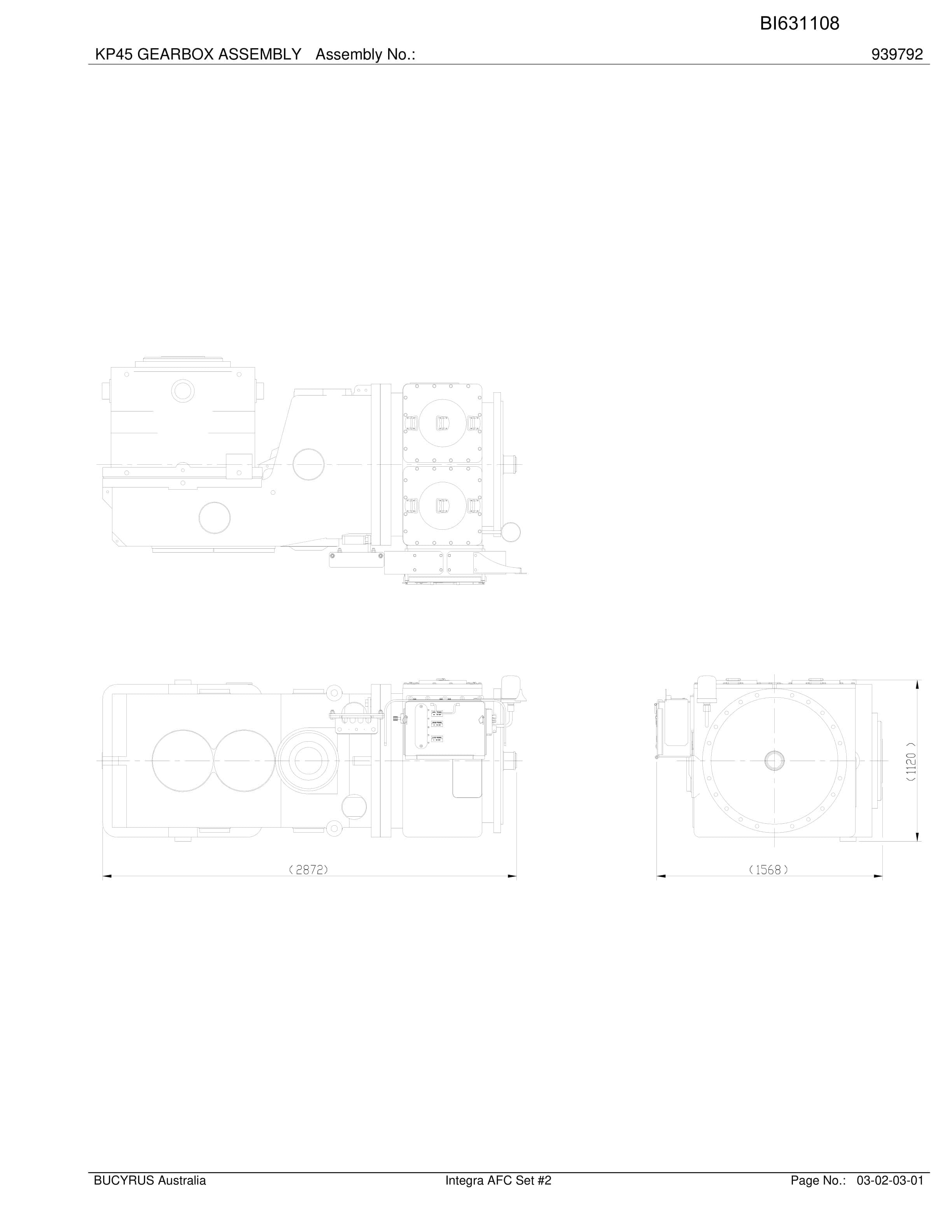 Caterpillar Integra AFC Set 2 Parts Manual BI631108-4