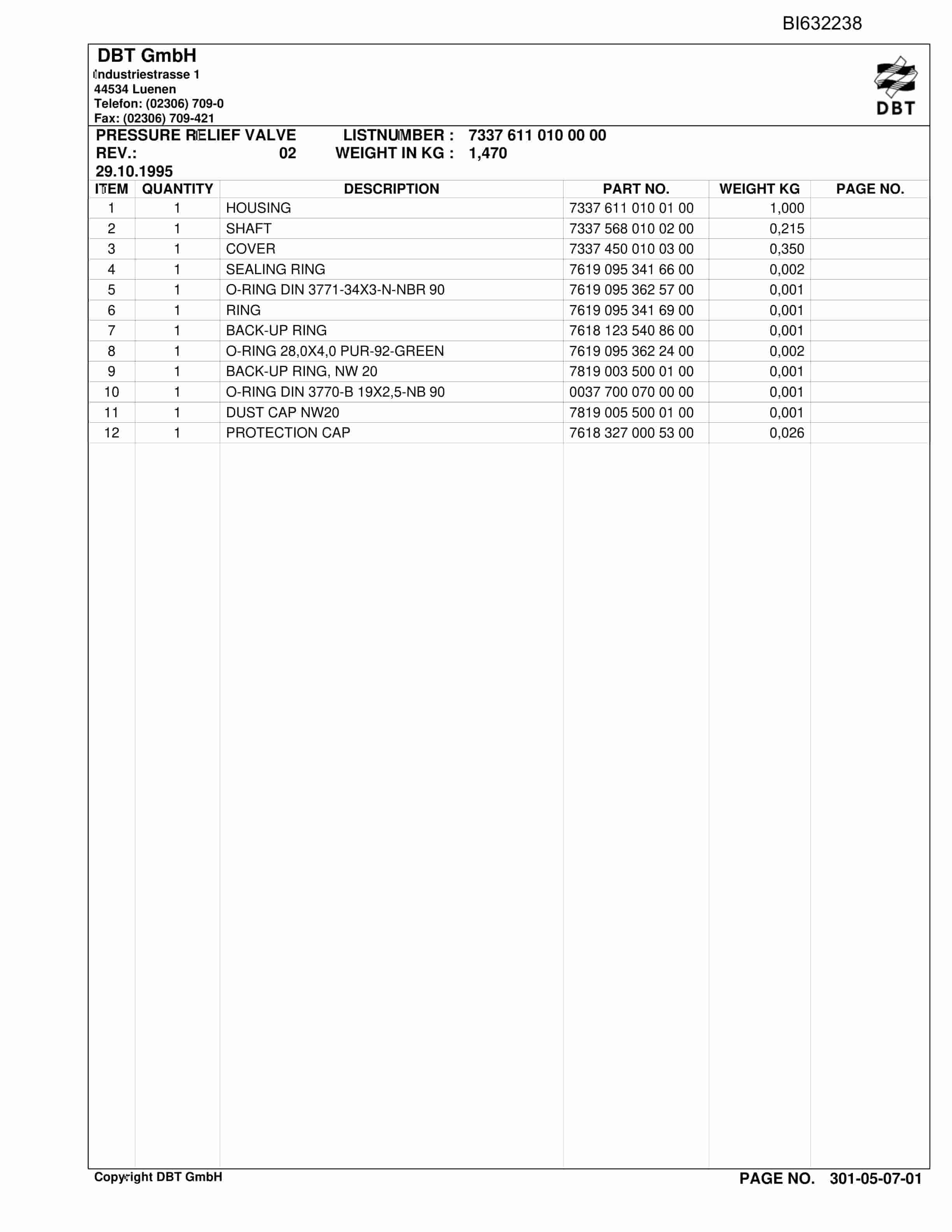 Caterpillar JINGCHEN-CHINA AFC S-PF 4-1132 Parts Manual BI632238-3
