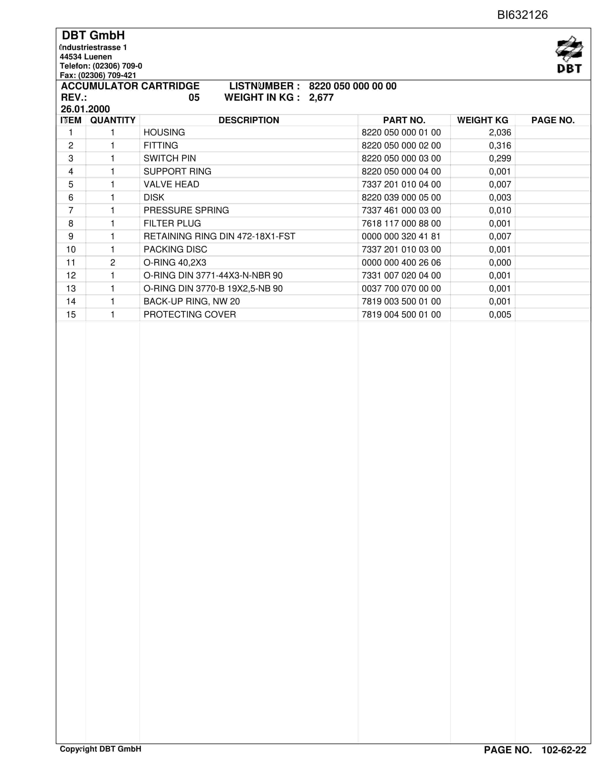 Caterpillar KYRGAJSKAJA Coal Mine DBT Shield Support Parts Manual BI632126-2