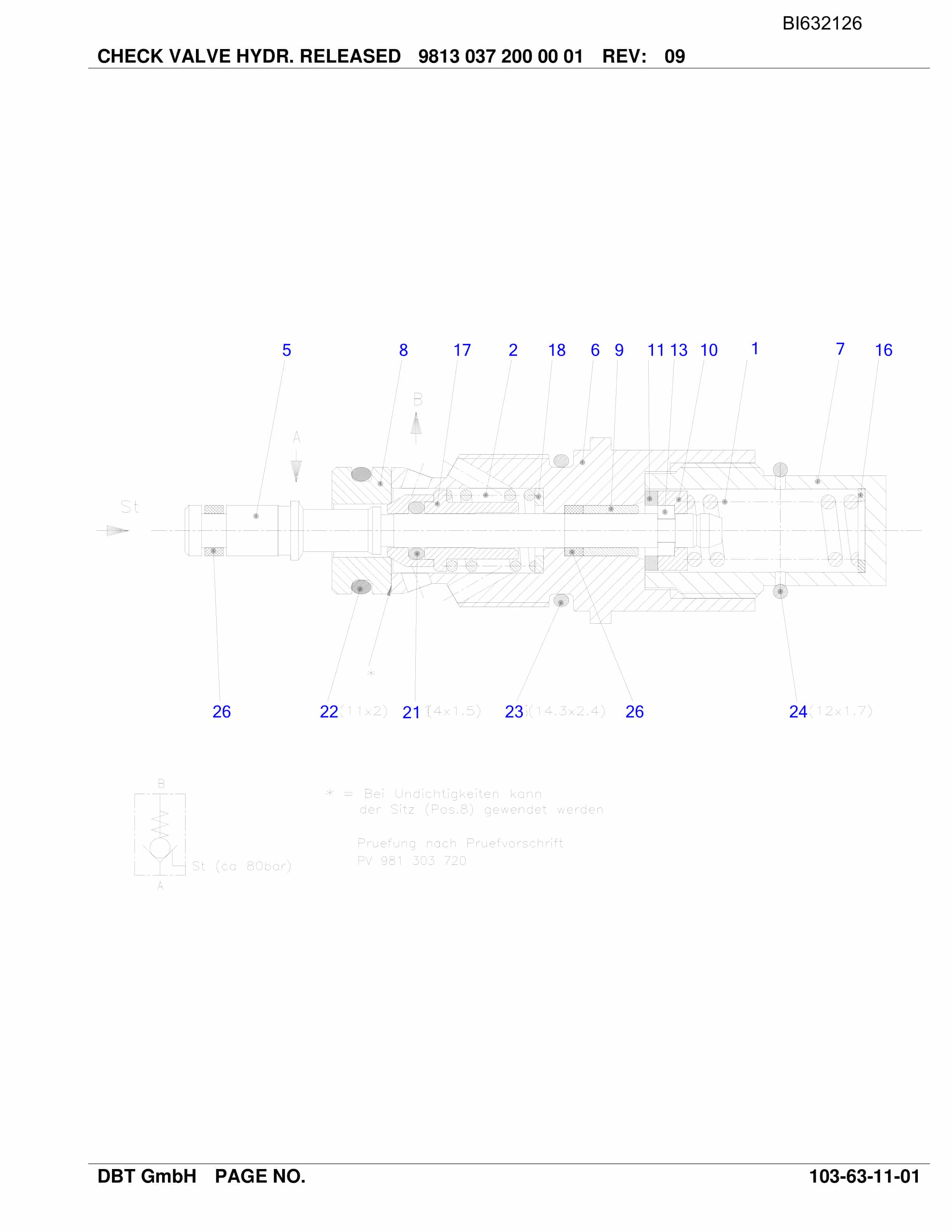 Caterpillar KYRGAJSKAJA Coal Mine DBT Shield Support Parts Manual BI632126-3