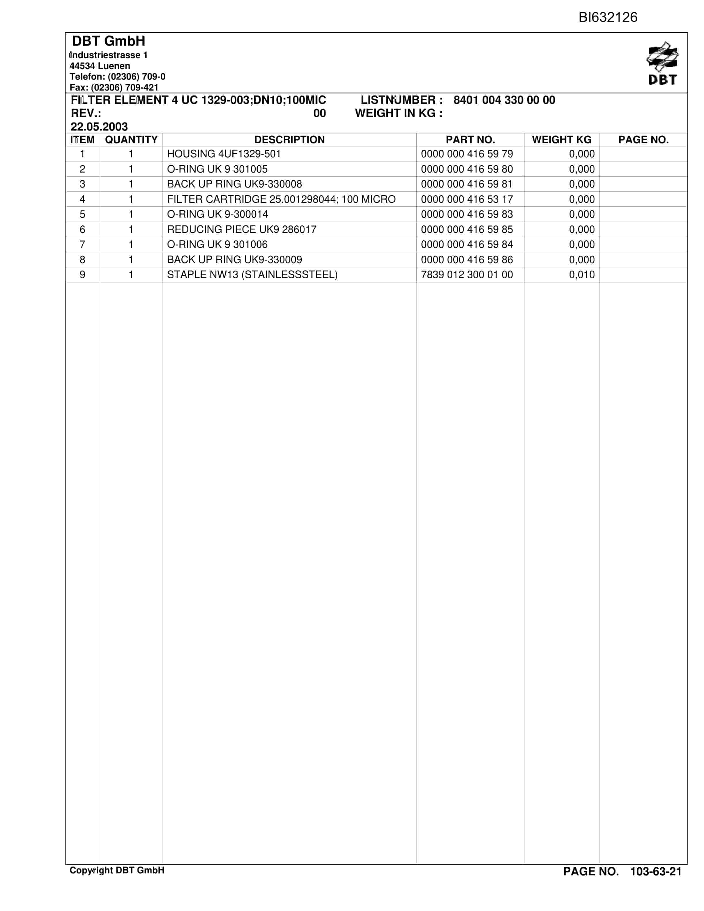 Caterpillar KYRGAJSKAJA Coal Mine DBT Shield Support Parts Manual BI632126-4