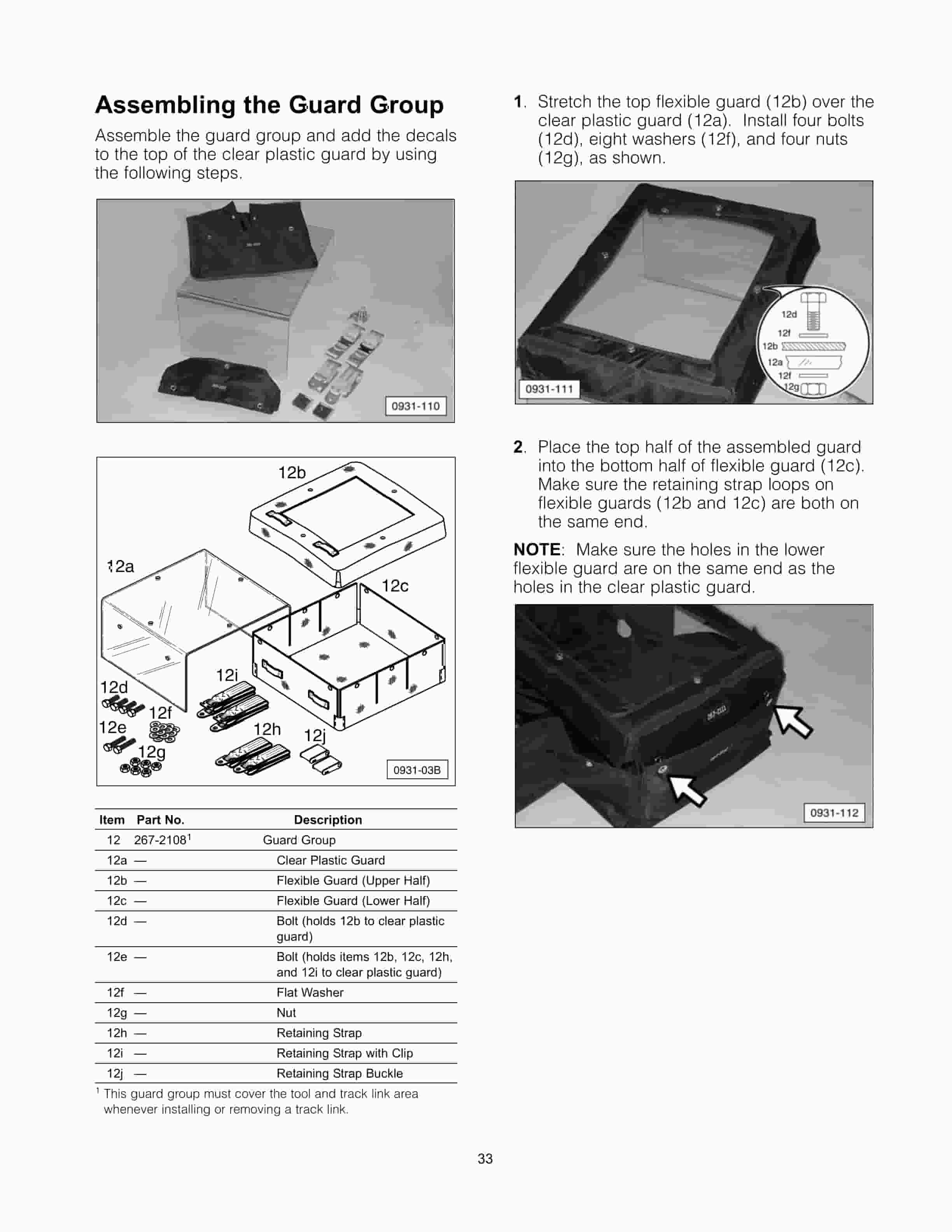 Caterpillar Large 267-2107 Multi-Pitch SystemOne Track Press Tool Tool Operating Manual NEHS0931-01-5