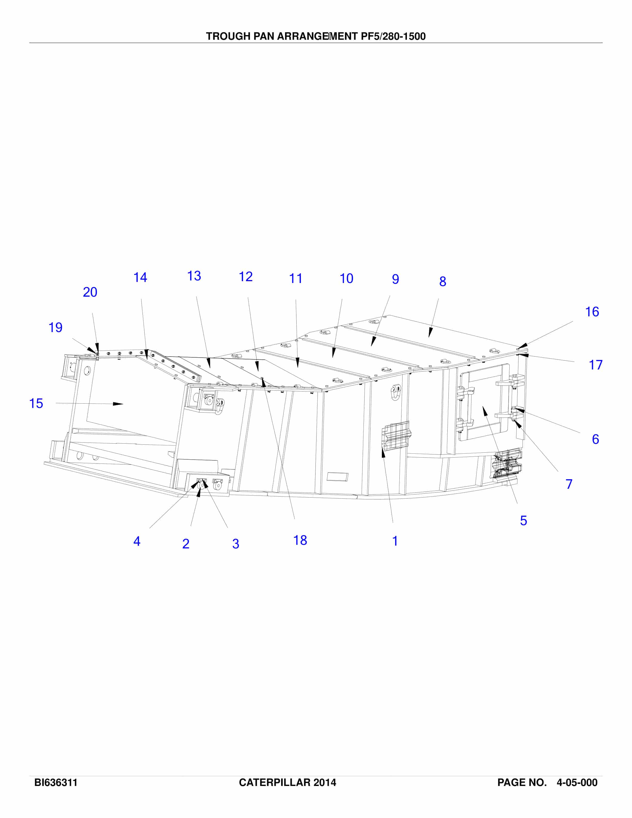 Caterpillar Longwall System Parts Catalog BI636314-5