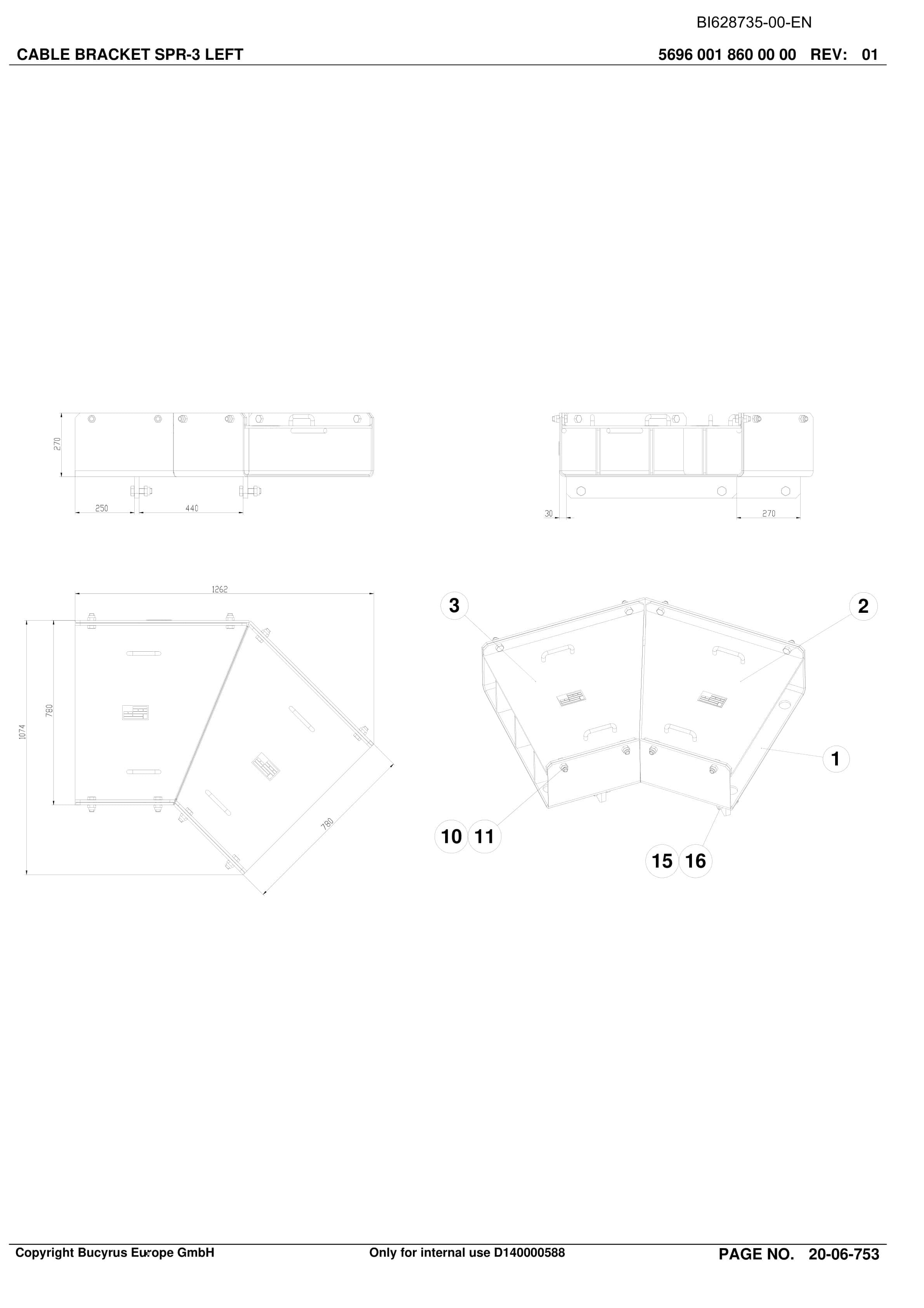 Caterpillar LTCC Longwall System Parts Manual BI628735-2
