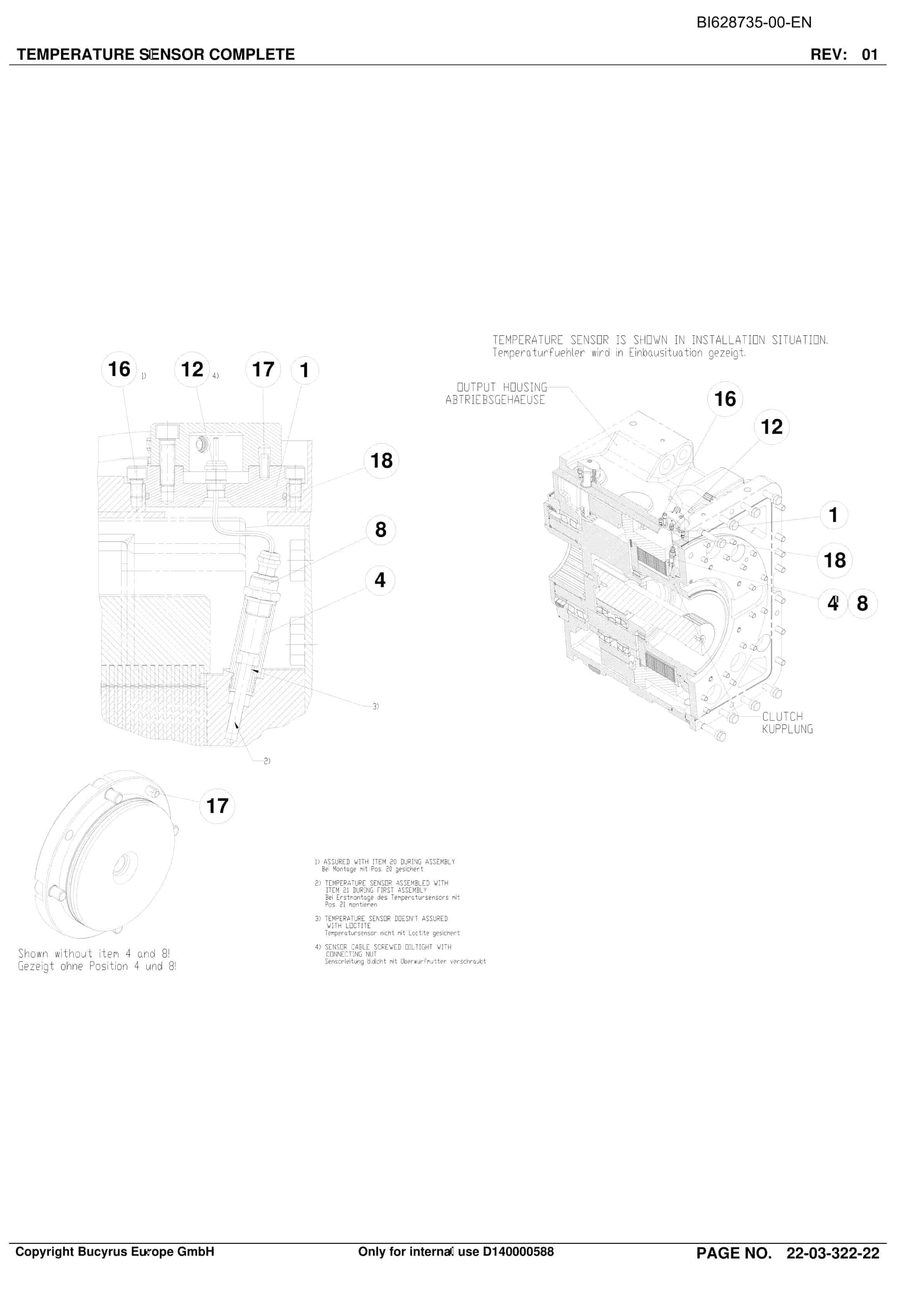 Caterpillar LTCC Longwall System Parts Manual BI628735-5