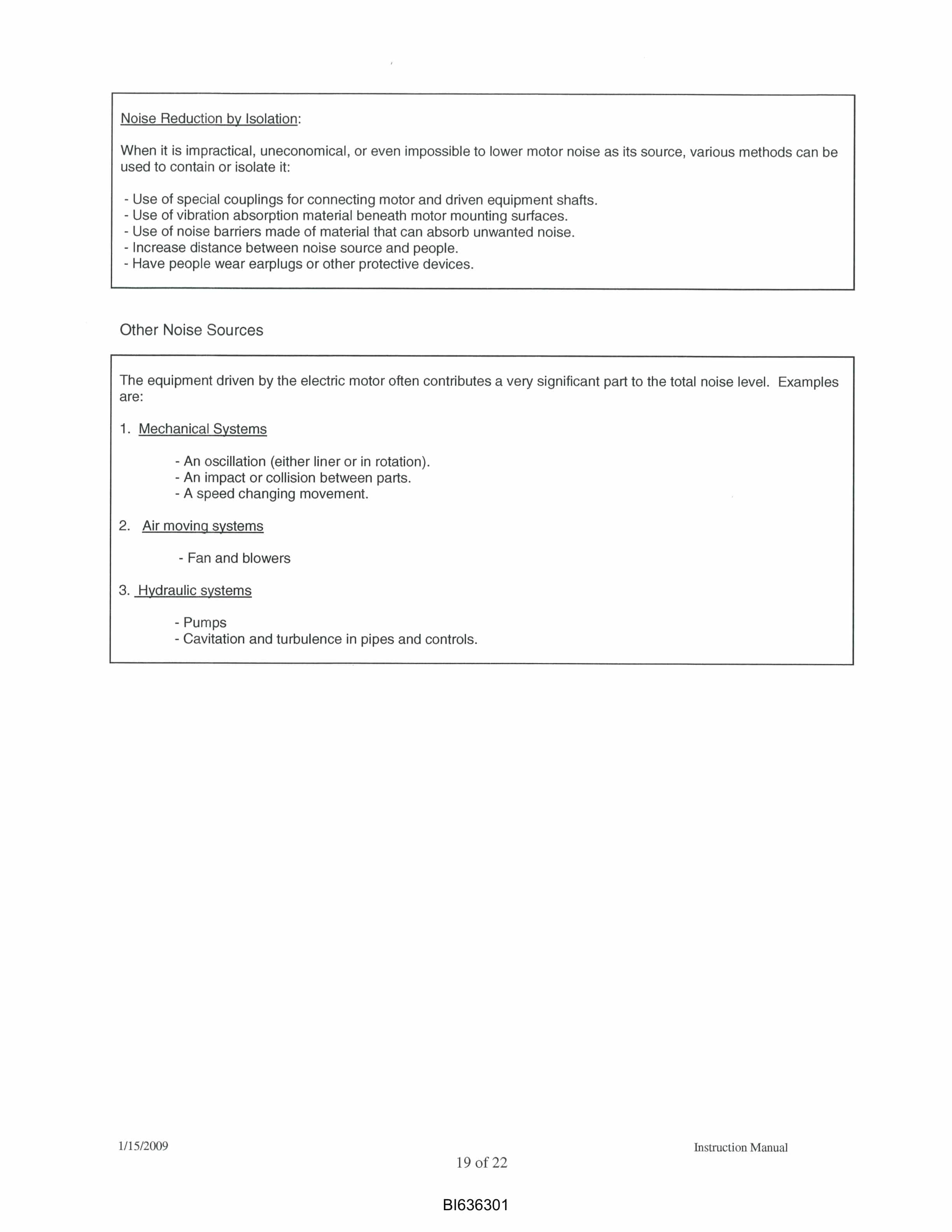 Caterpillar Mohler Motor-500 HP-480 Voltage Operation And Maintenance Manual BI636301-3