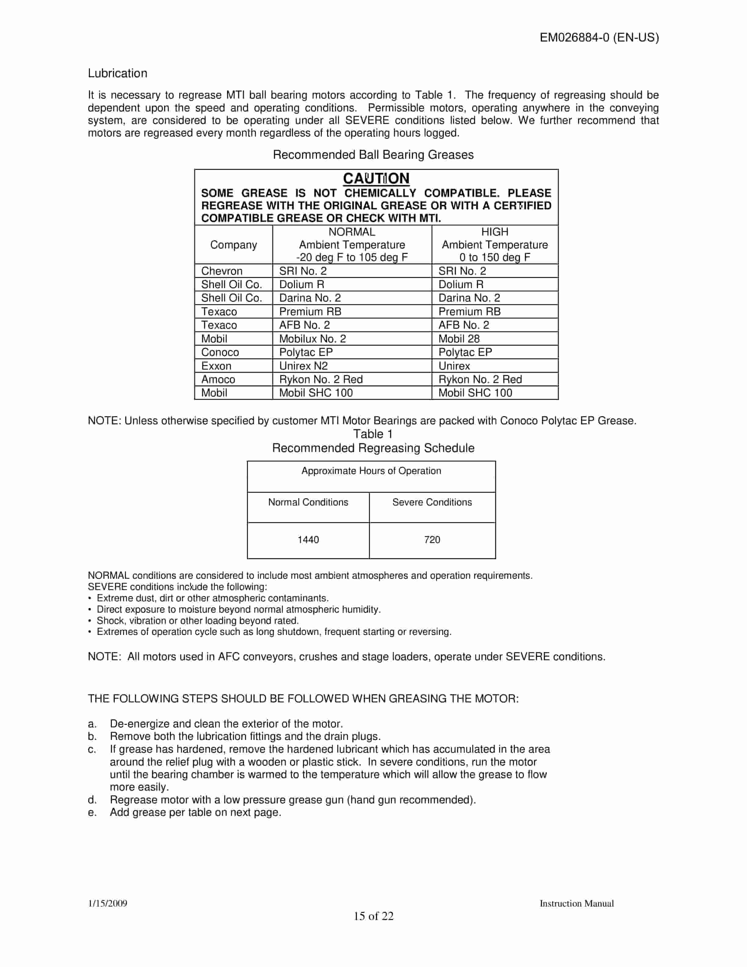 Caterpillar Mohler Motor - 800 HP Operation And Maintenance Manual EM026884-0-3