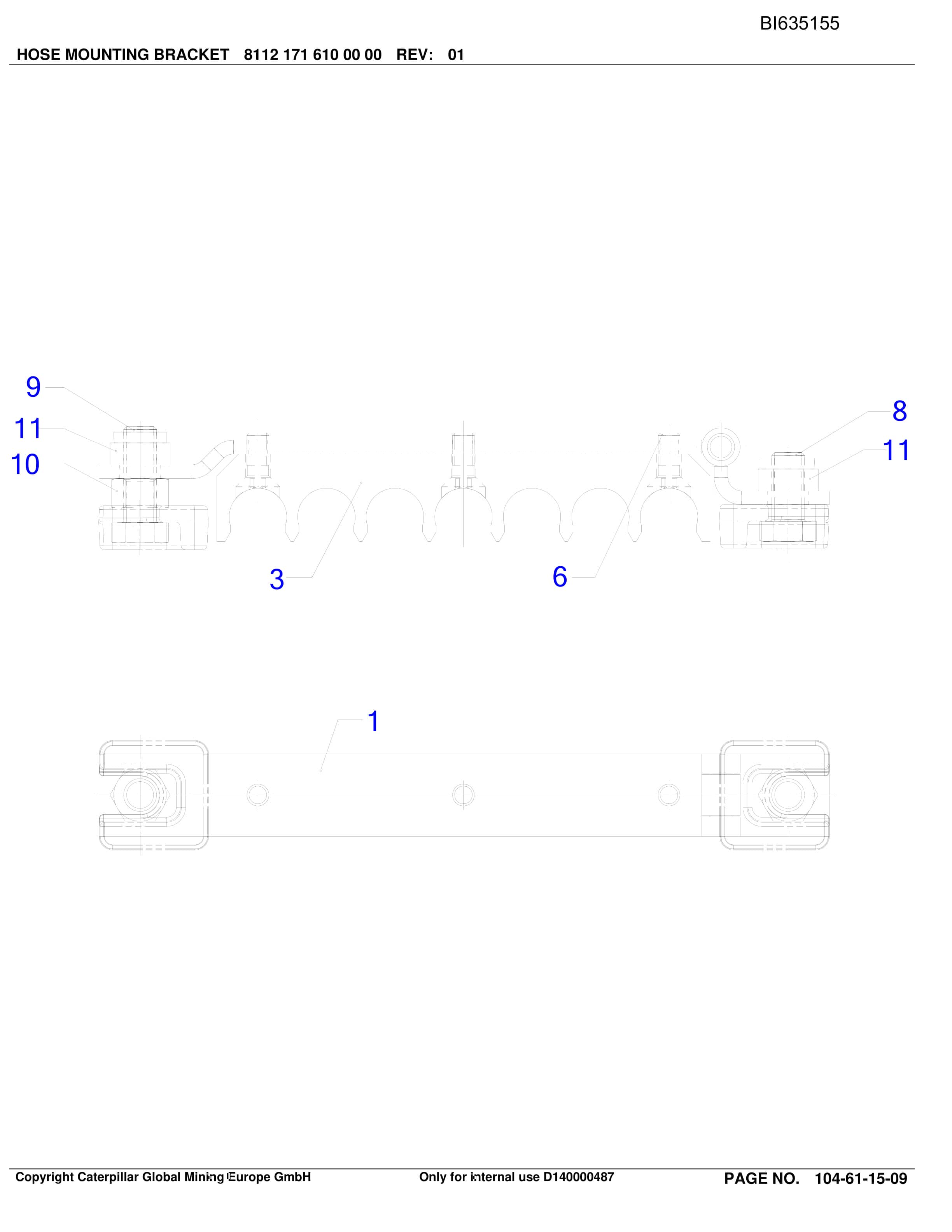 Caterpillar Narrabri Roof Support And Accessories Parts Manual BI635155-4