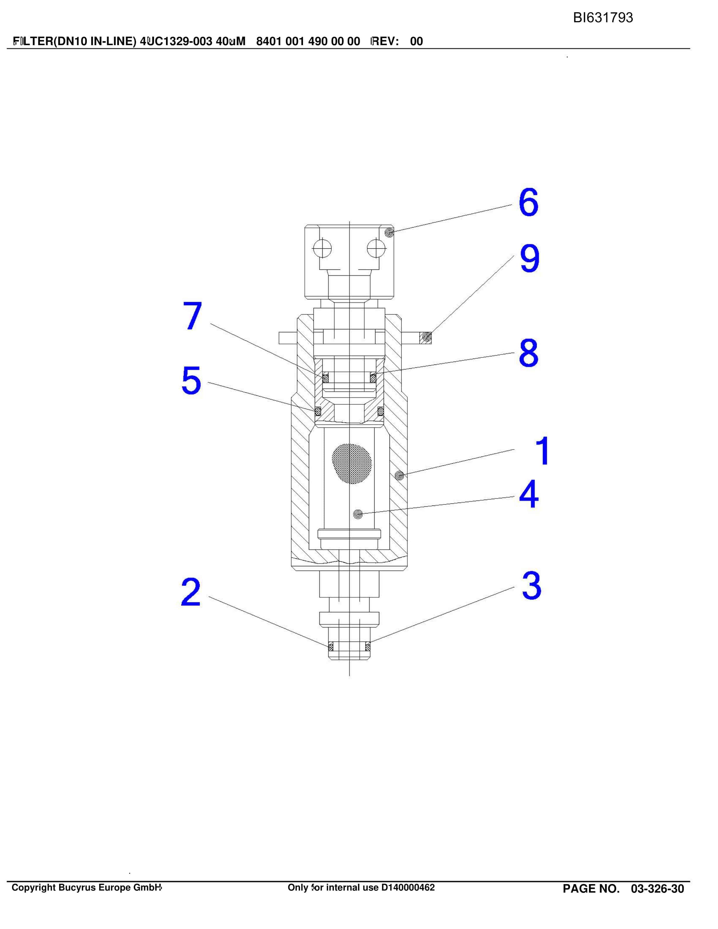 Caterpillar OBJ. China Shanxi Liliu, RHH PlowSystem Parts Manual BI631793-2