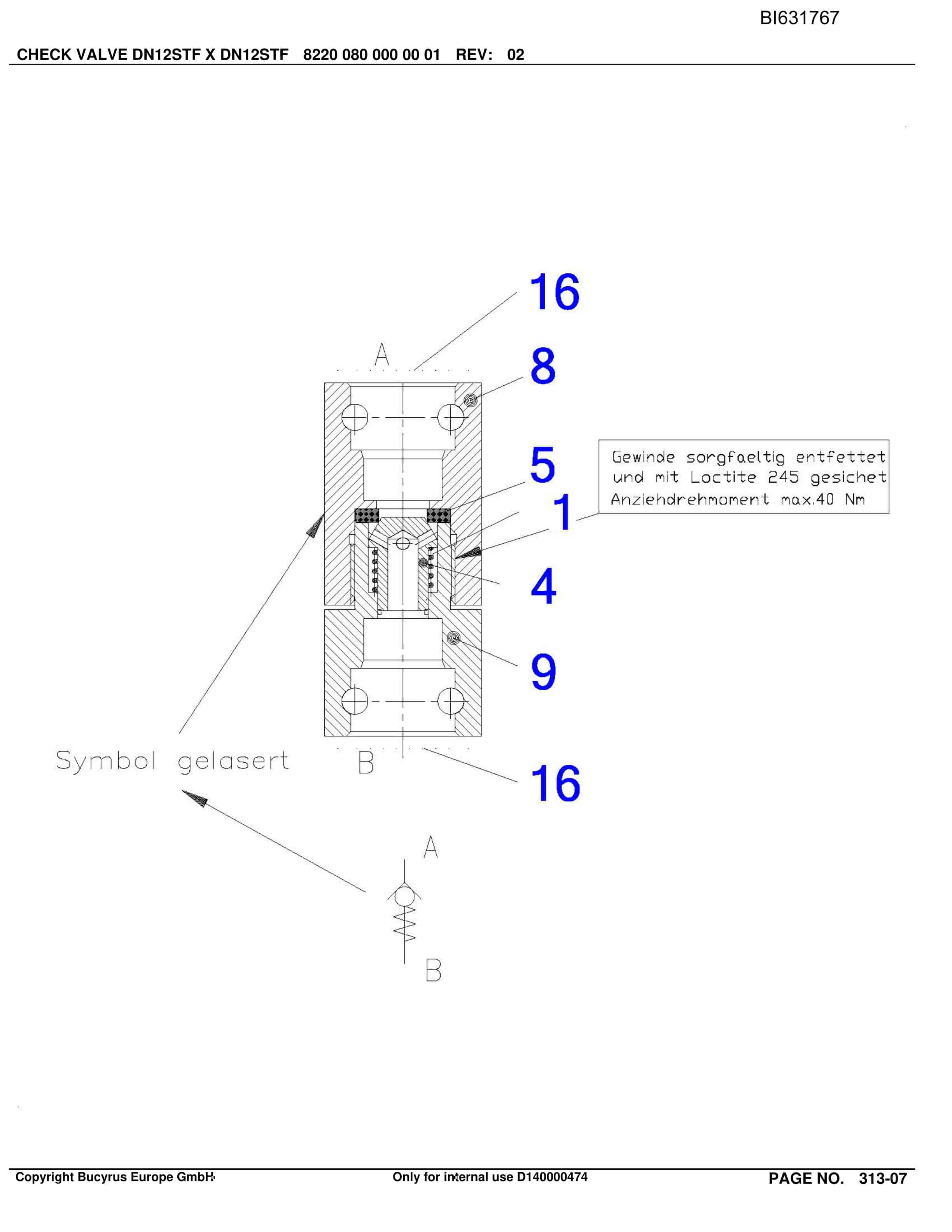 Caterpillar OBJ, CN. YUSHEN 2, SH-CONV.PF6-1142 Parts Manual BI631767-3