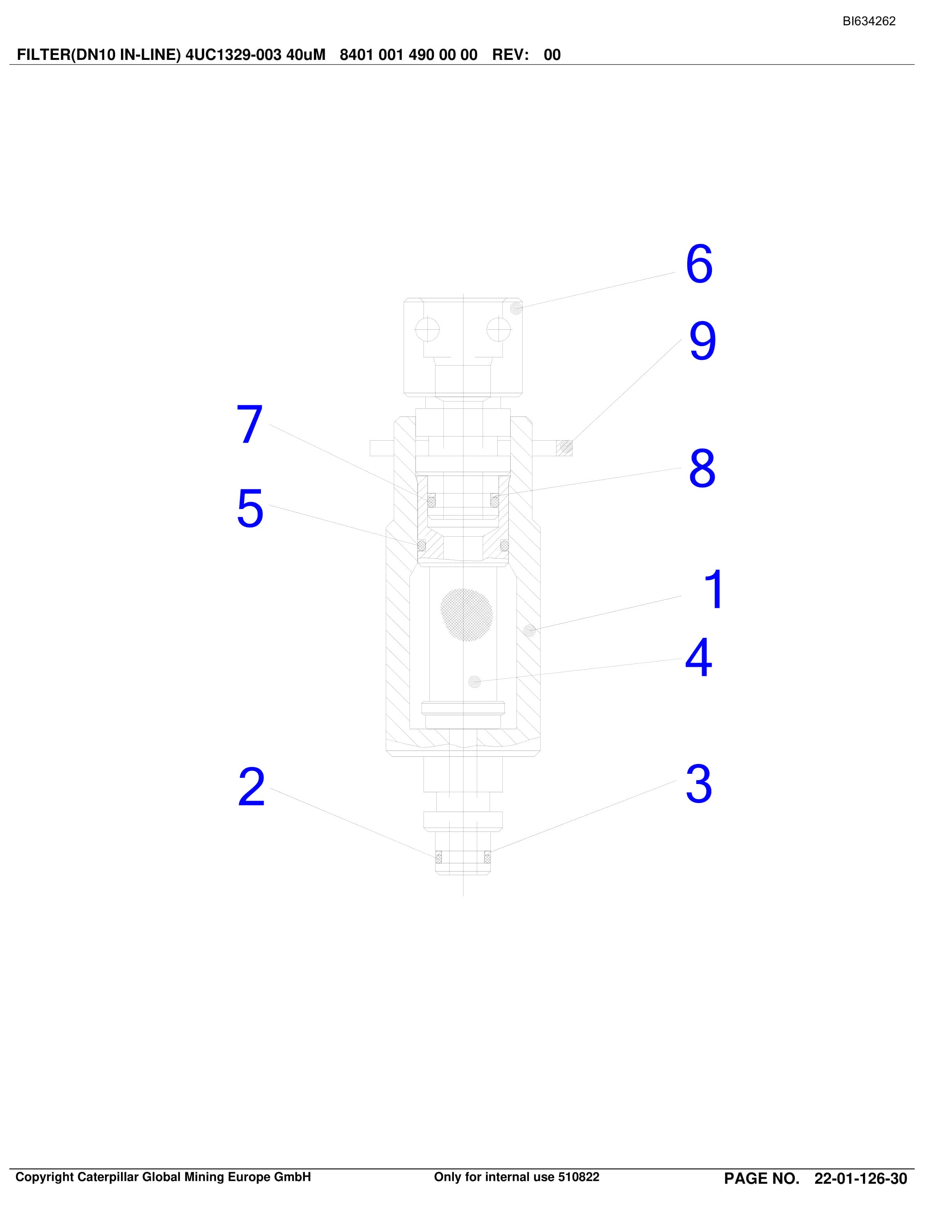 Caterpillar OBJ.CN.DATONG MAJIALIANG III LTCC Parts Manual BI634262-2