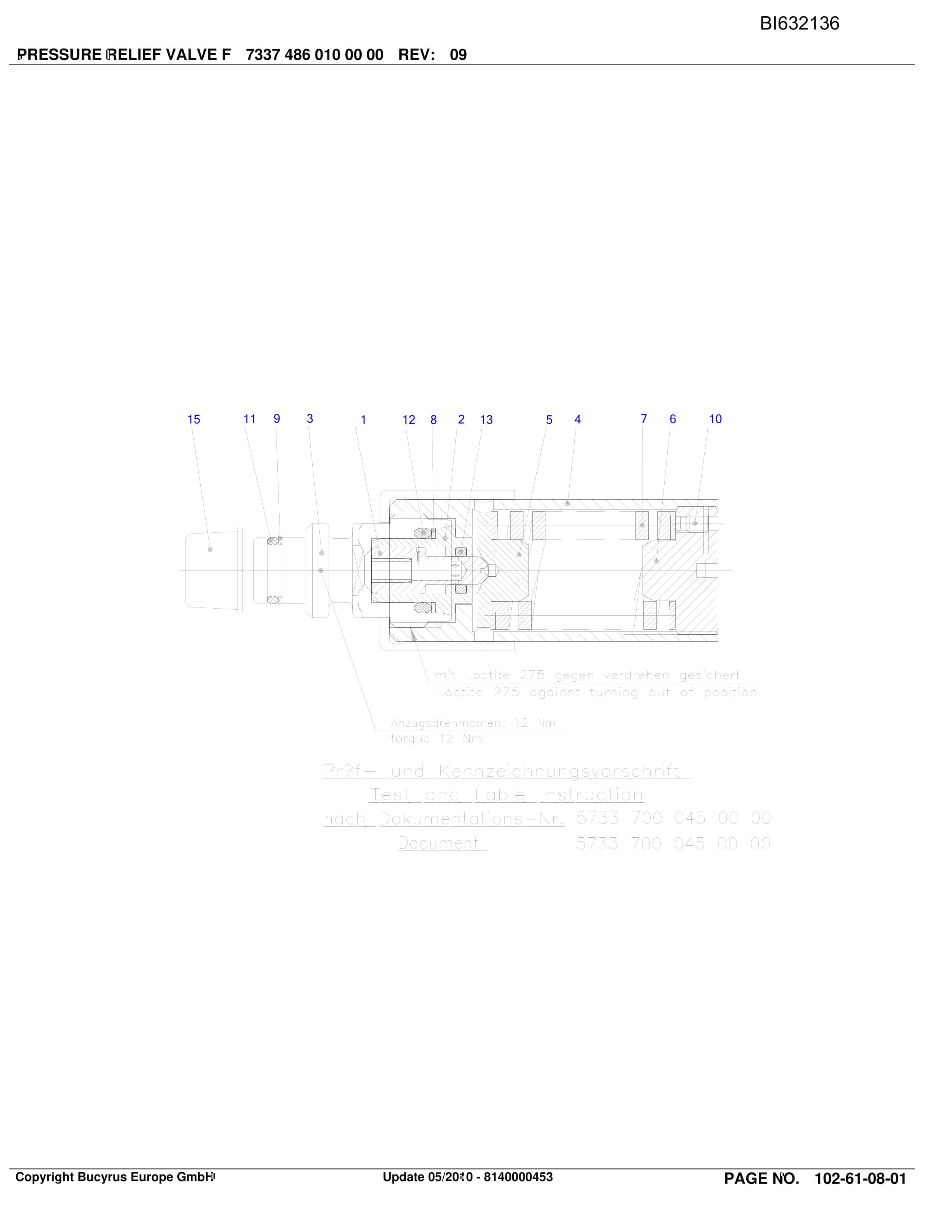 Caterpillar OBJ.CZ.LAZY RoofSupport And Supply Parts Manual BI632136-3