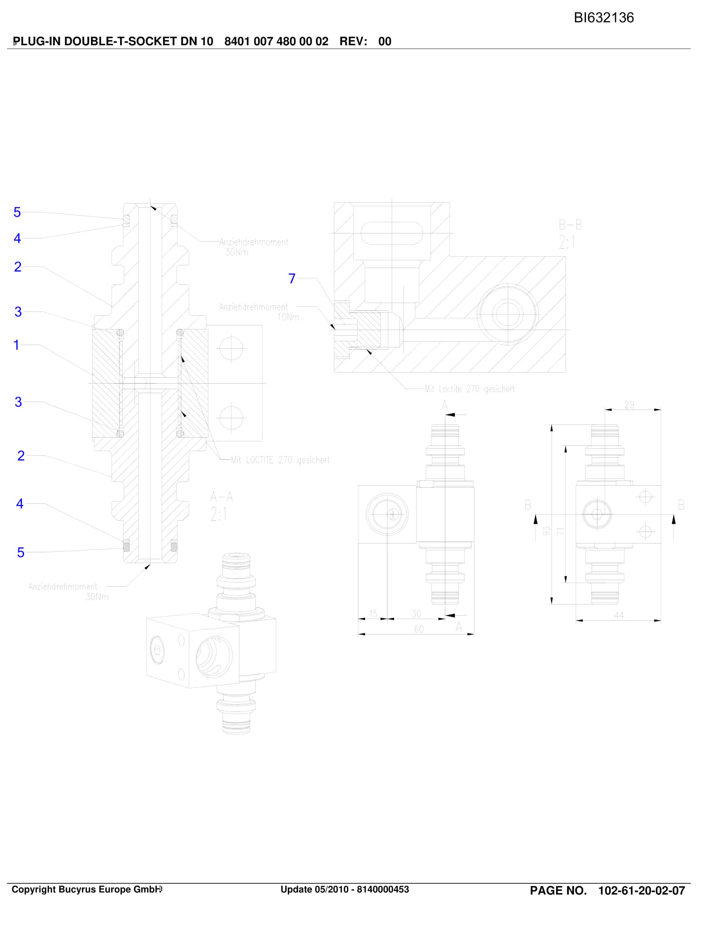 Caterpillar OBJ.CZ.LAZY RoofSupport And Supply Parts Manual BI632136-4