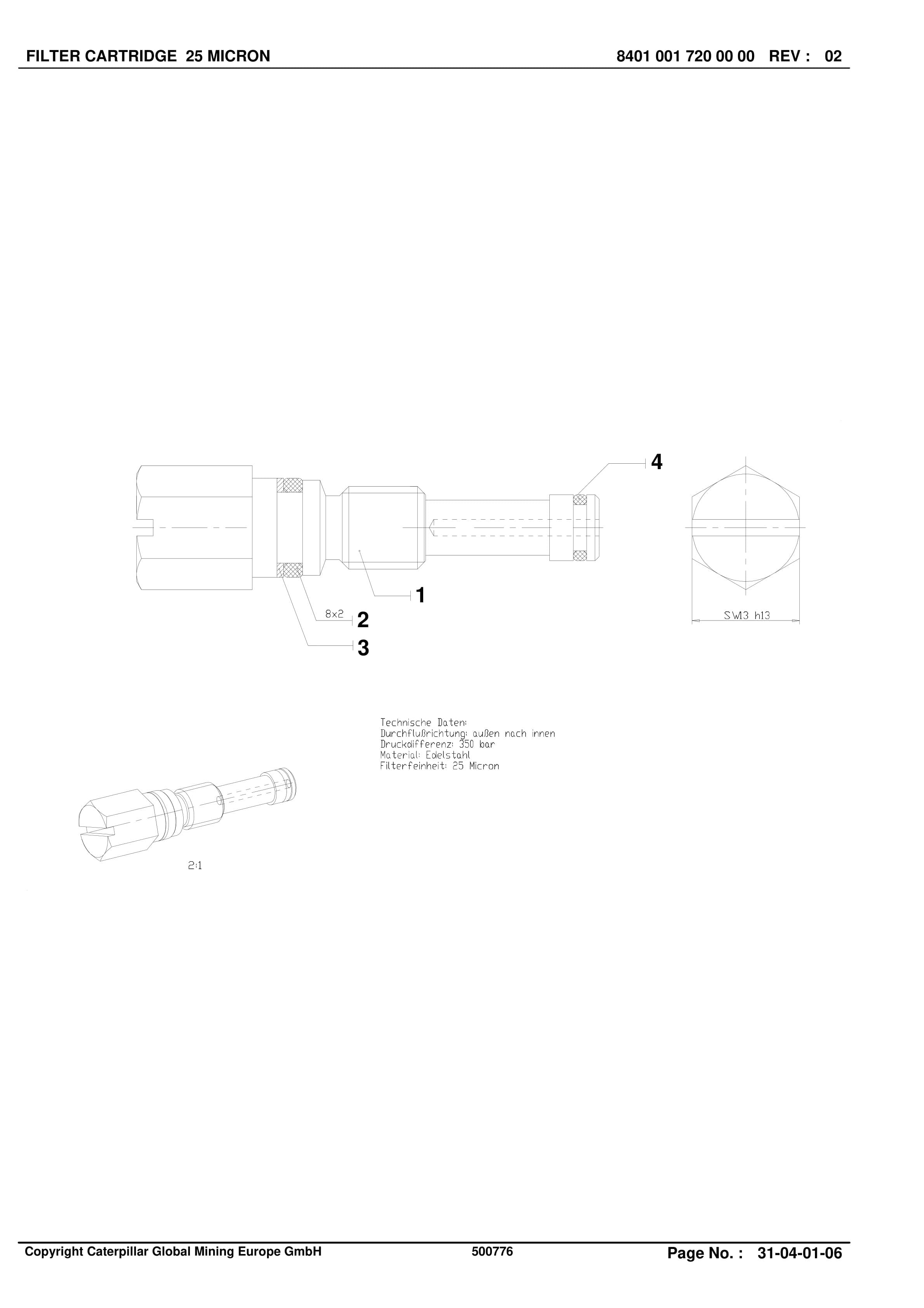 Caterpillar Plow System Spare Parts List BI628364-4