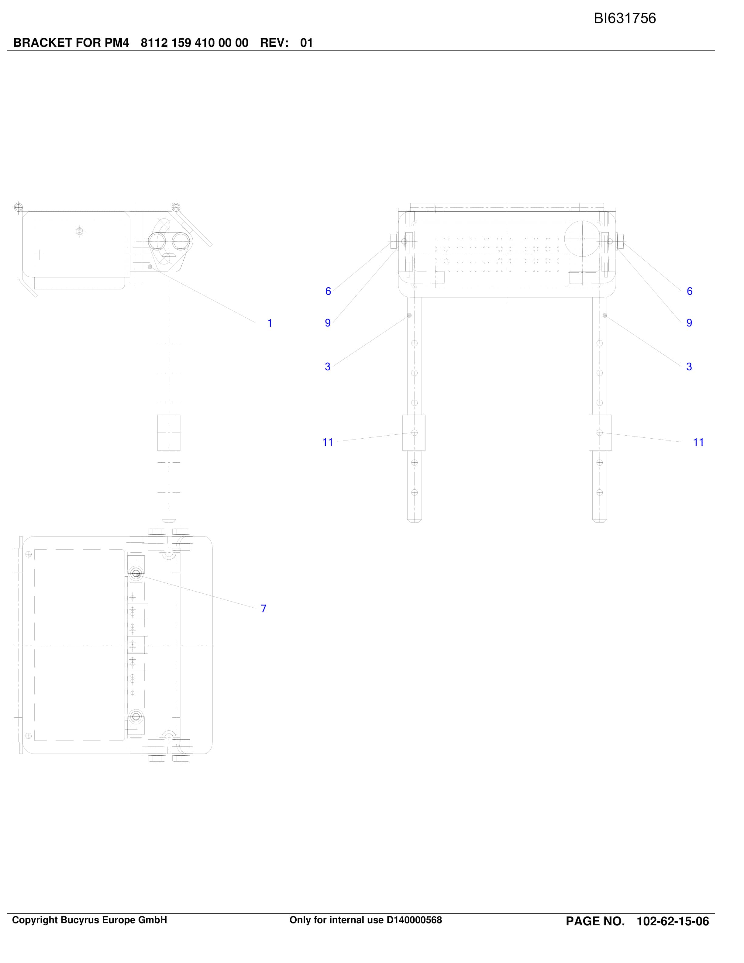 Caterpillar Reserved Part For ENG Parts Manual BI631756-5