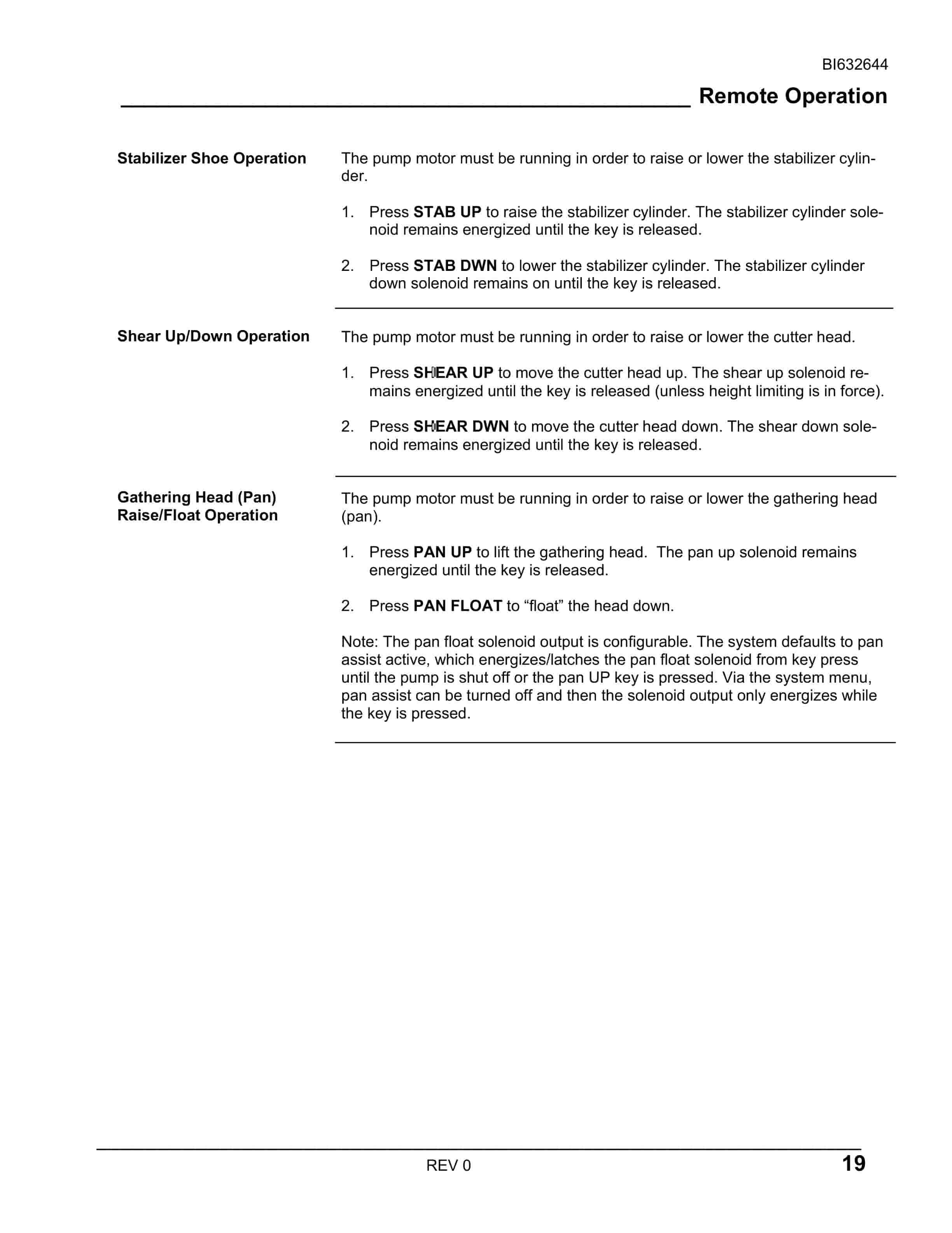 Caterpillar Reverse Function Radio Remote Operation And Maintenance Manual BI632644 4 Caterpillar Reverse Function Radio Remote Operation And Maintenance Manual BI632644 - Image 4