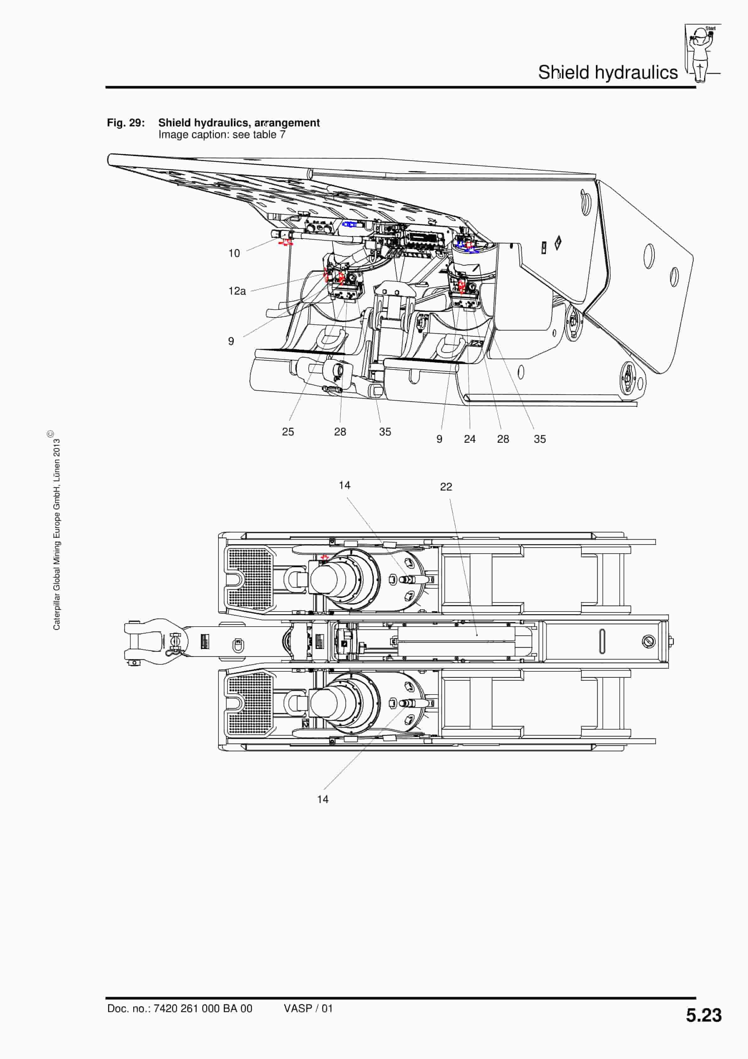 Caterpillar Roof Support Operation And Maintenance Manual BI628533-2