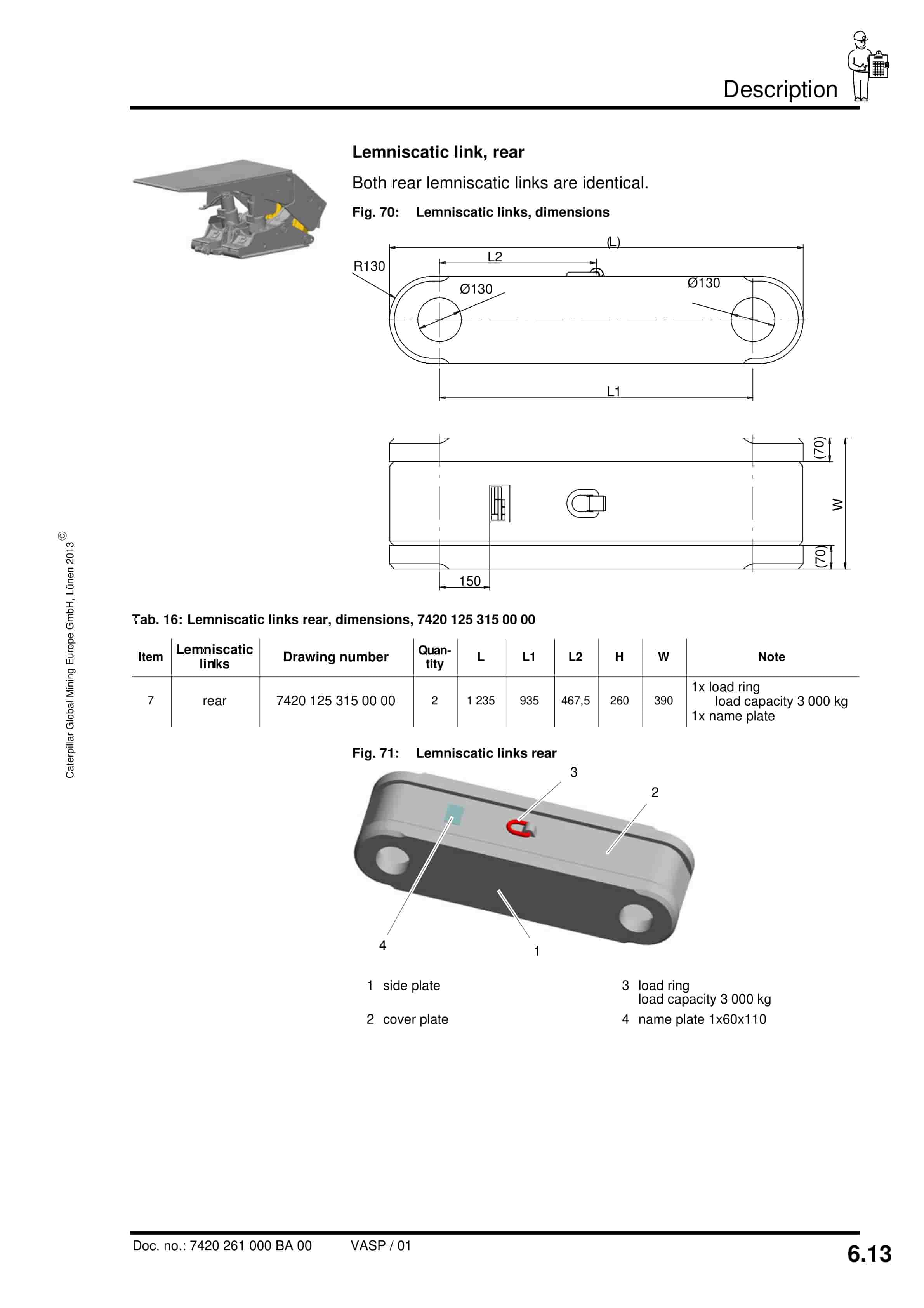 Caterpillar Roof Support Operation And Maintenance Manual BI628533-5