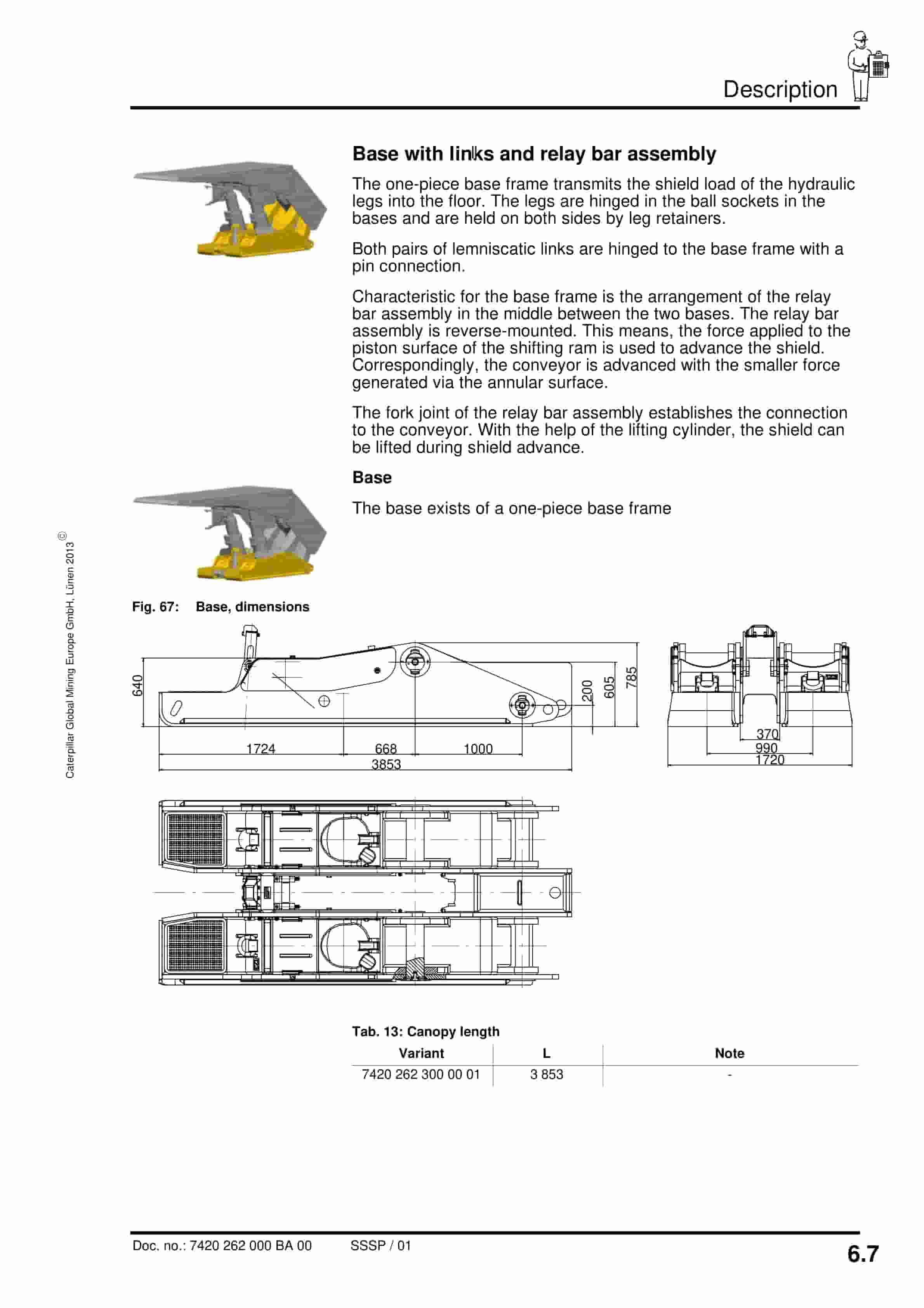 Caterpillar Roof Support Operation And Maintenance Manual BI628534-4