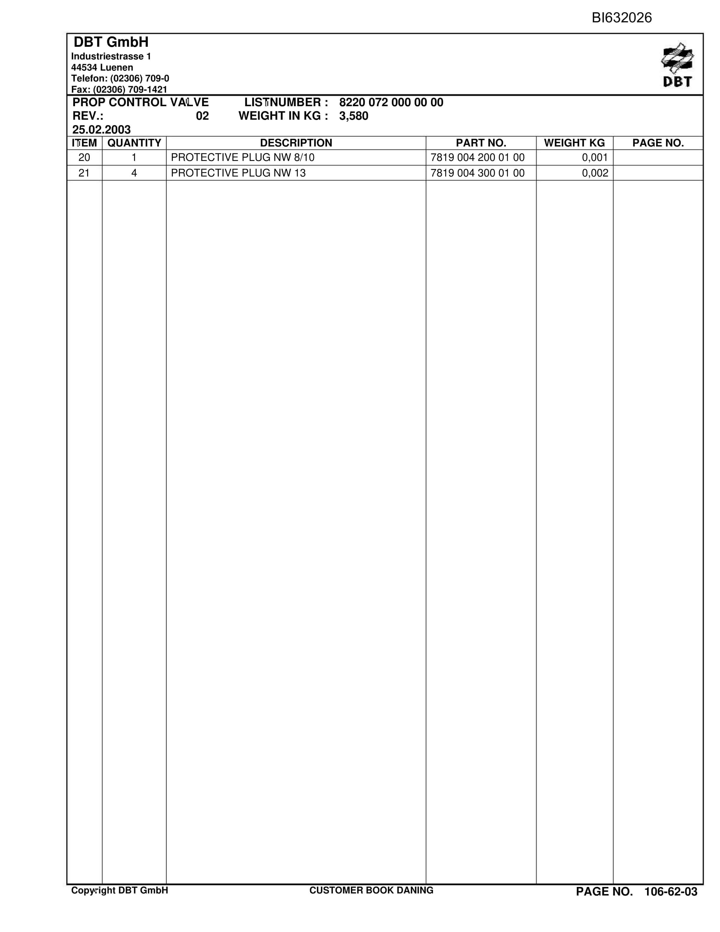 Caterpillar SAADEC Daning Mine Parts Manual BI632026-3