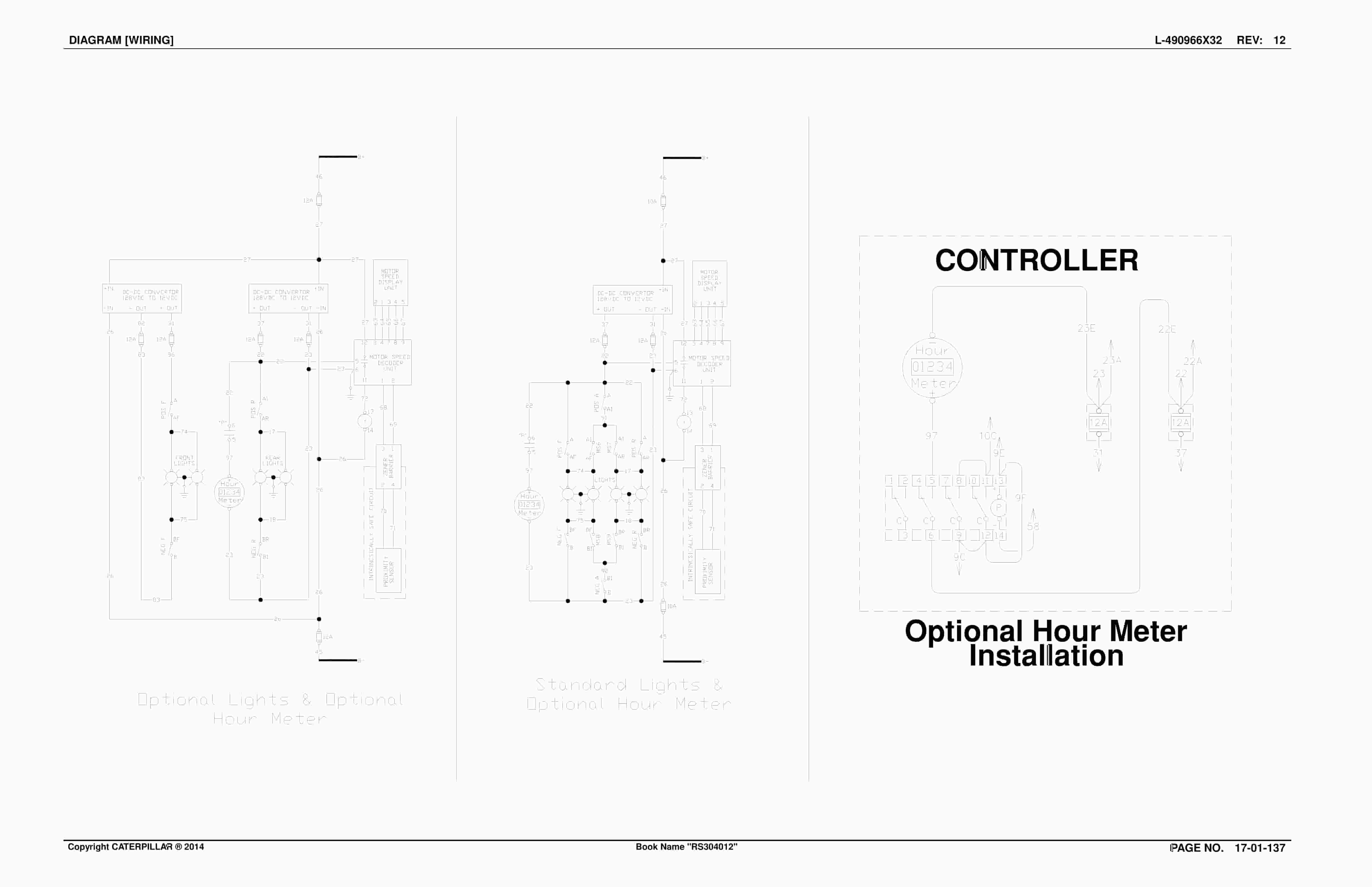 Caterpillar SH630 Roof Support Carrier Parts And Service Manual BI632548-3