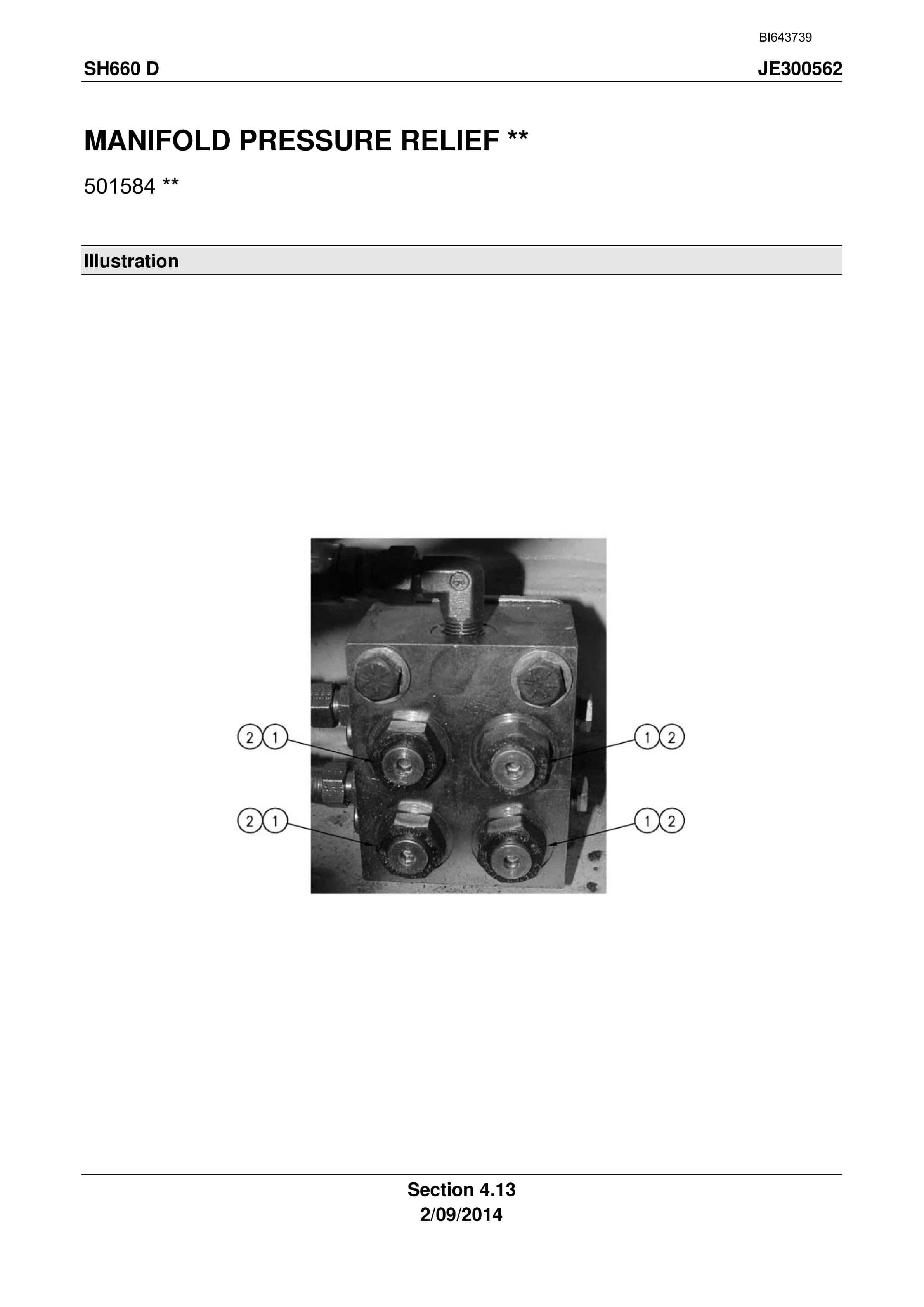 Caterpillar SH660 D Roof Support Carrier Parts Manual BI643739-3
